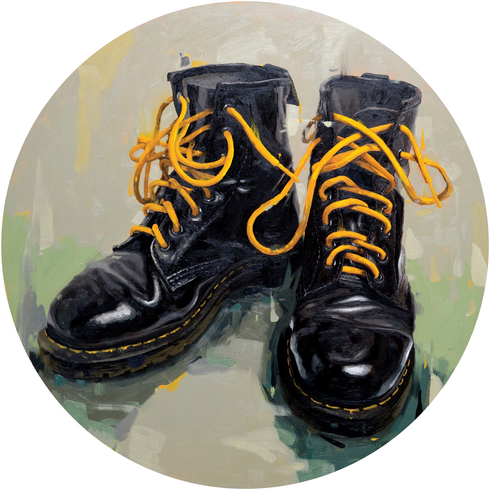 Black DM's 'Yellow Laces' by Oliver Winconek