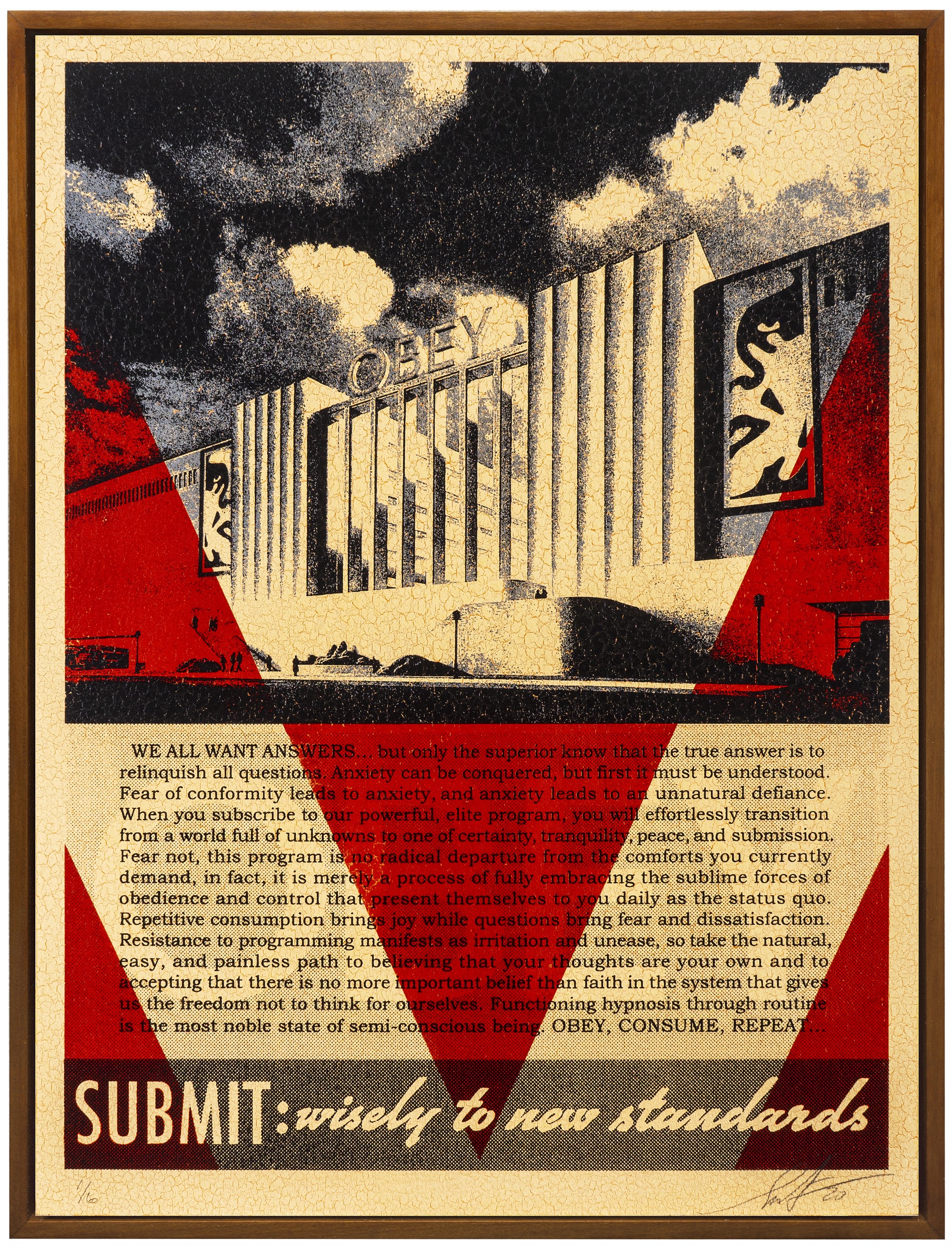 OBEY Conformity Factory (Red) by Shepard Fairey / Limited editions