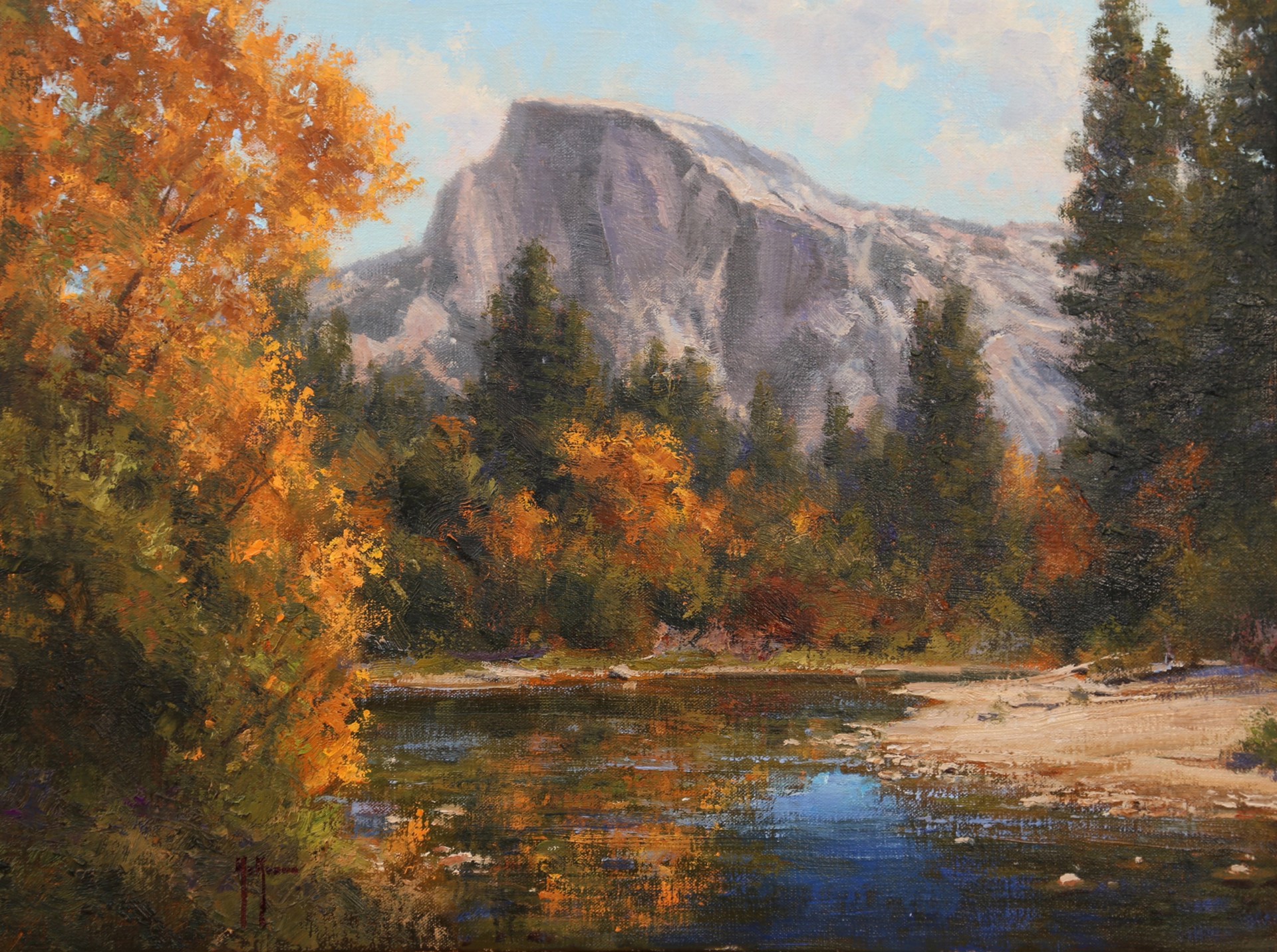 October at Half Dome by Kenny McKenna