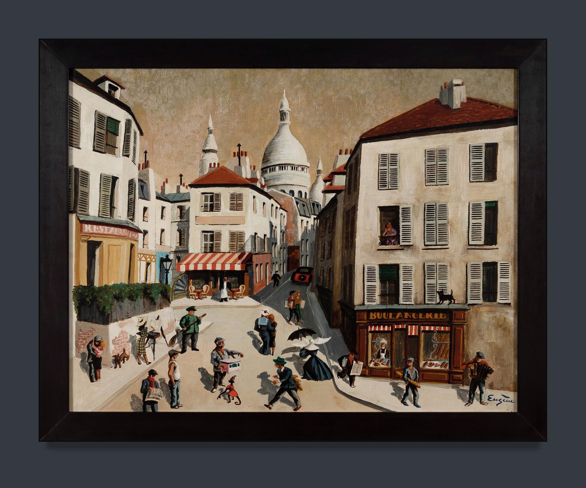 Montmartre by Day by Eugene Barany