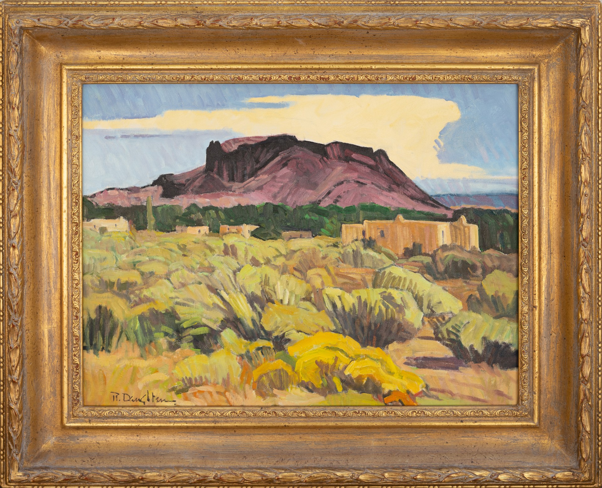 Black Mesa Vista by Robert Daughters (1929-2013)