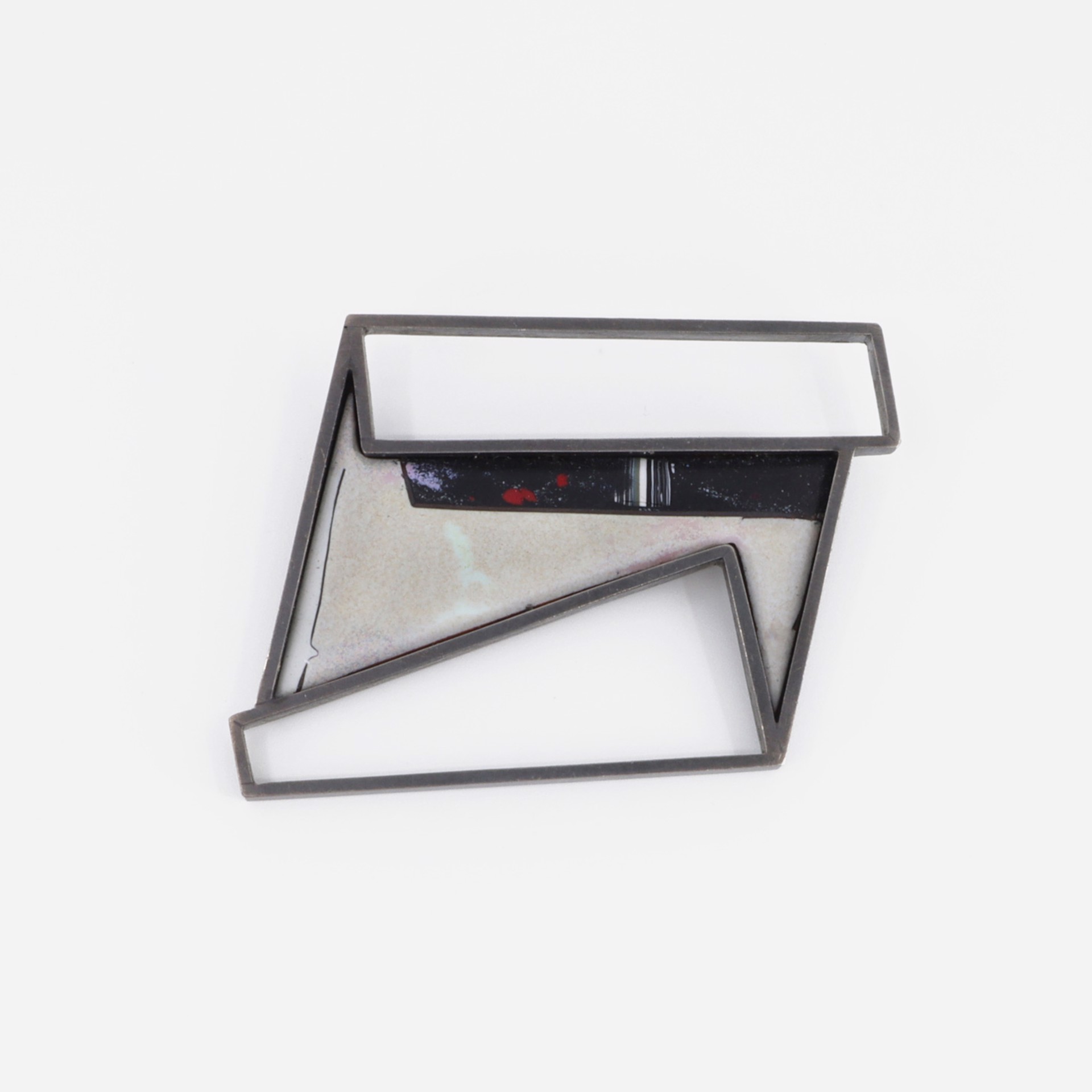 Black Fragment No. 3 (Brooch), 1982 by Jamie Bennett