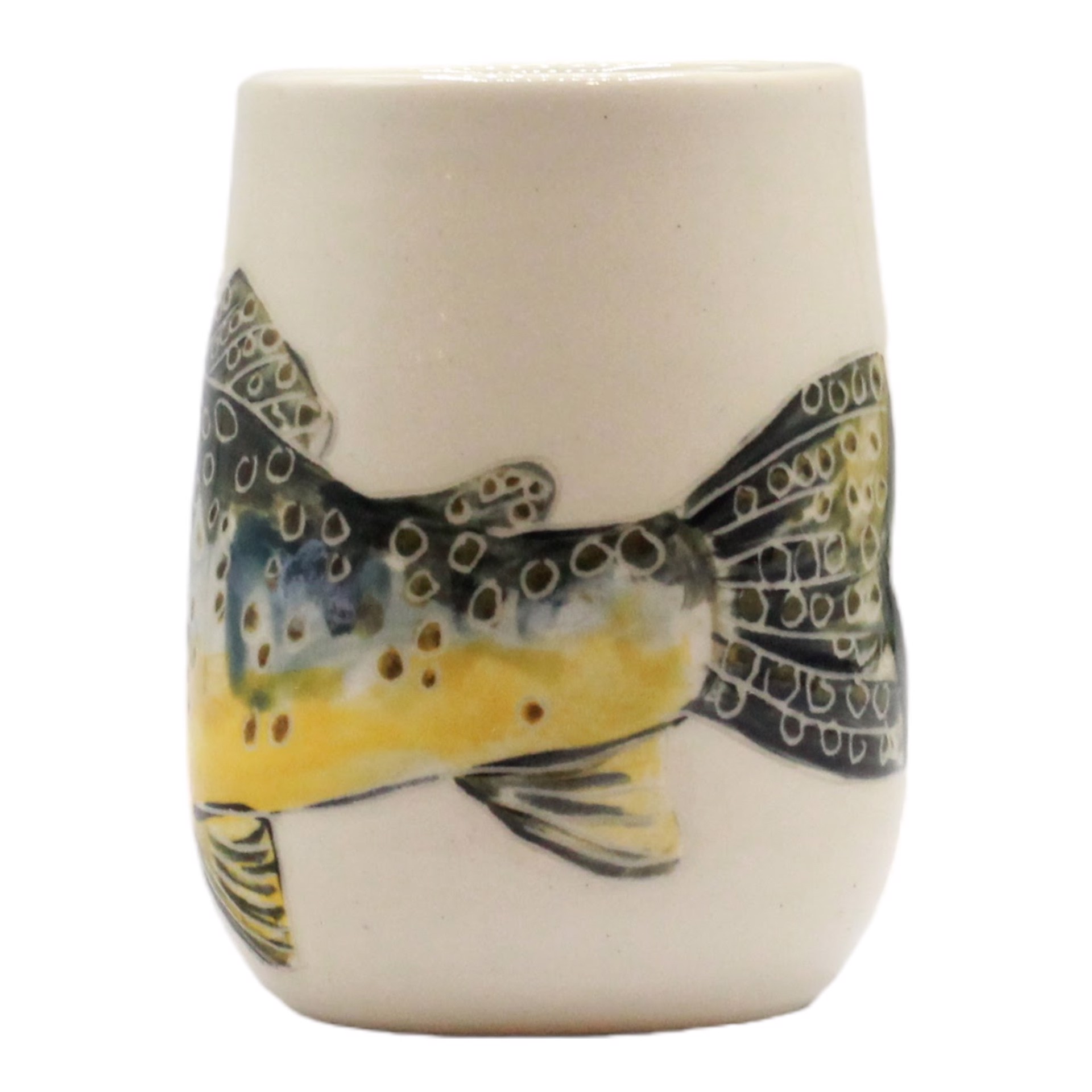 Trout Tumbler by Kim Filiaggi