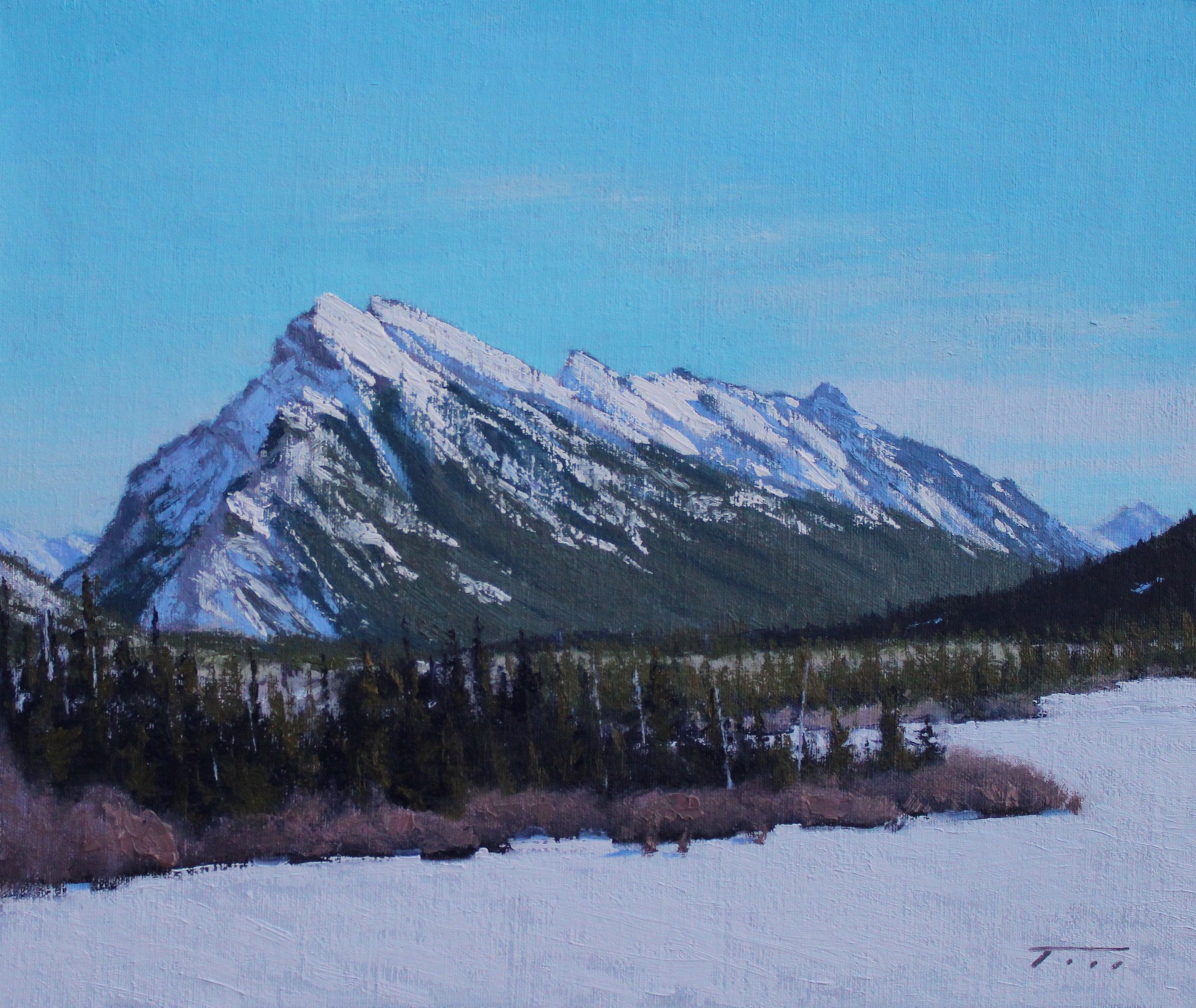 Mt Rundle by Todd Lachance