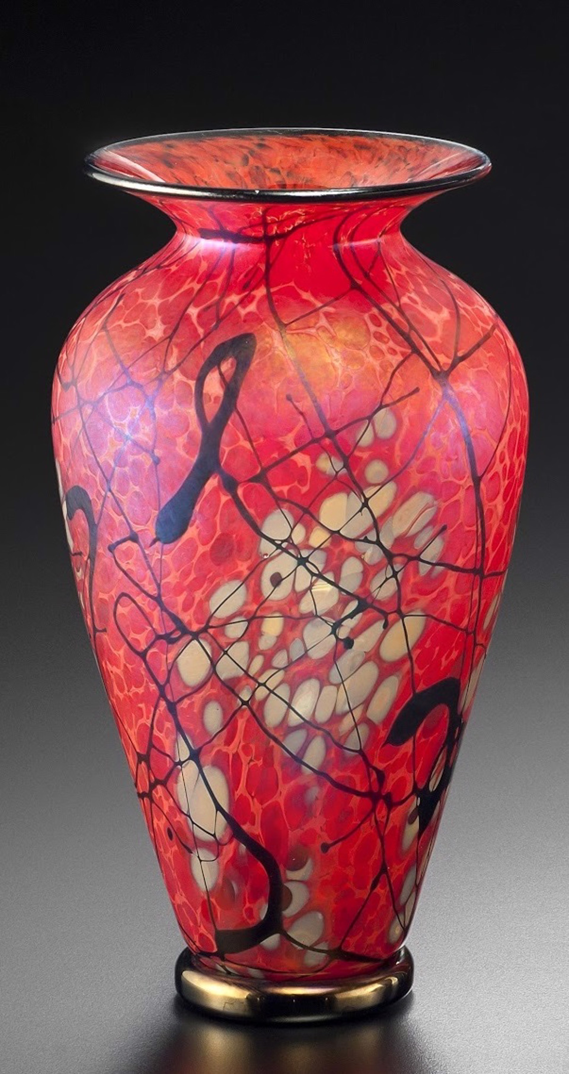 Phoenix Tall Vase-S by David Lindsay