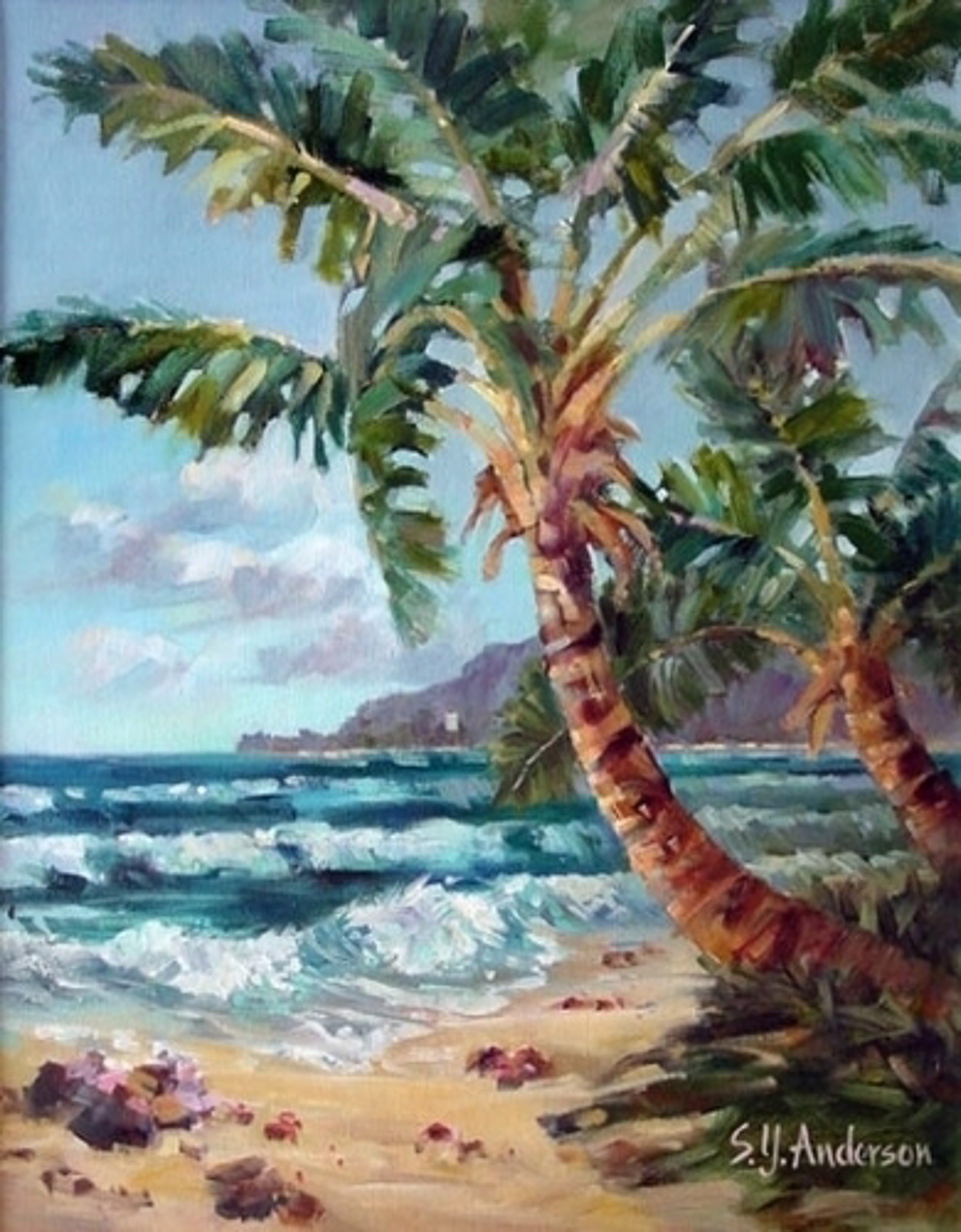 Palms of Papailoa by Susie Y. Anderson