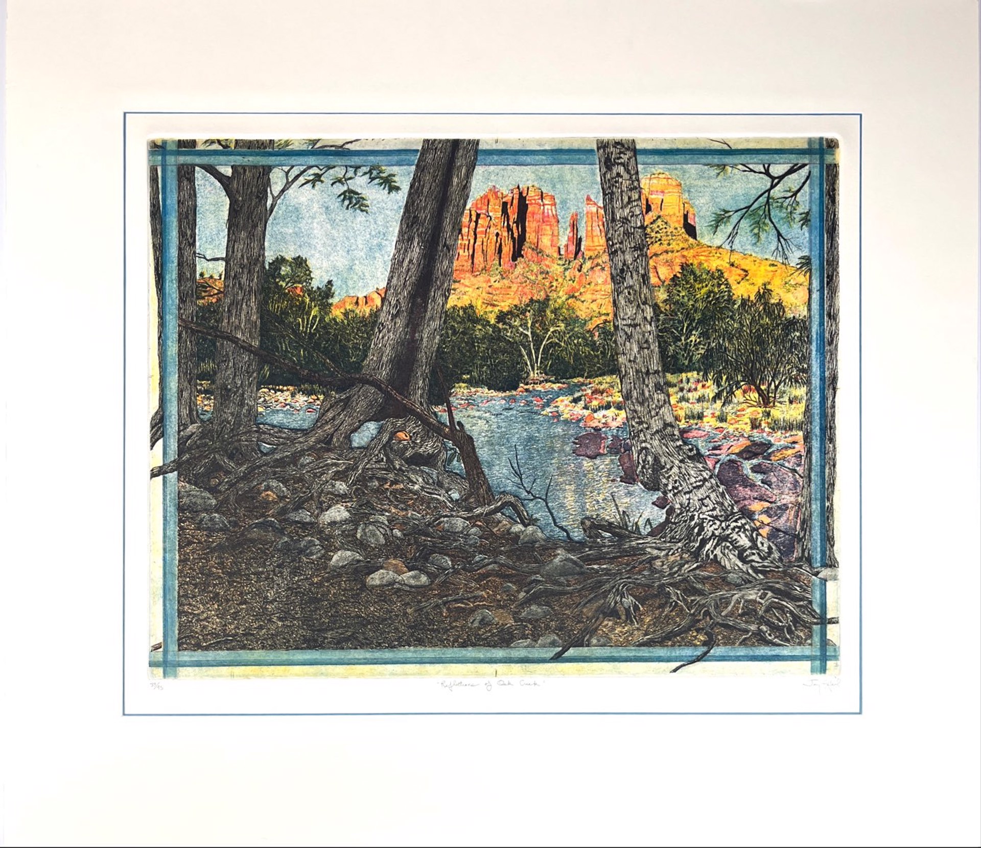 Reflections of Oak Creek (33/95) by Jay Pfeil