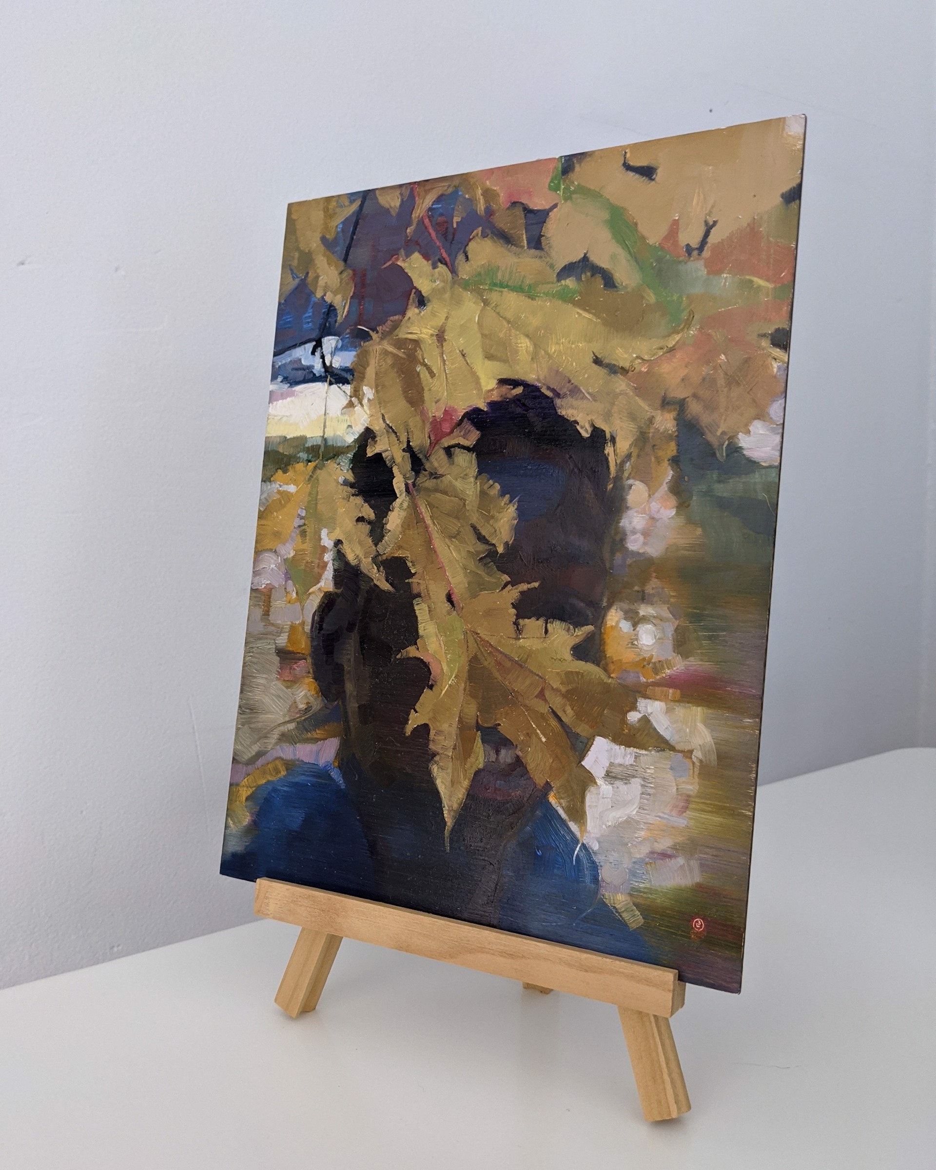 Yellow Leaf by Elena Burykina