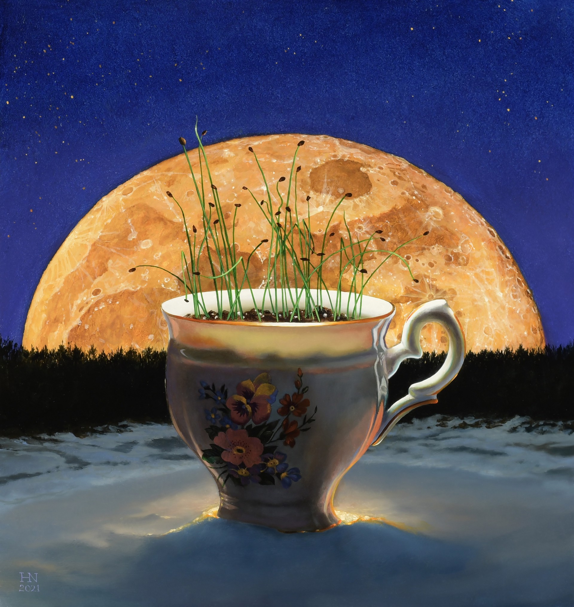 Onion Moon Rising by Heather Neill