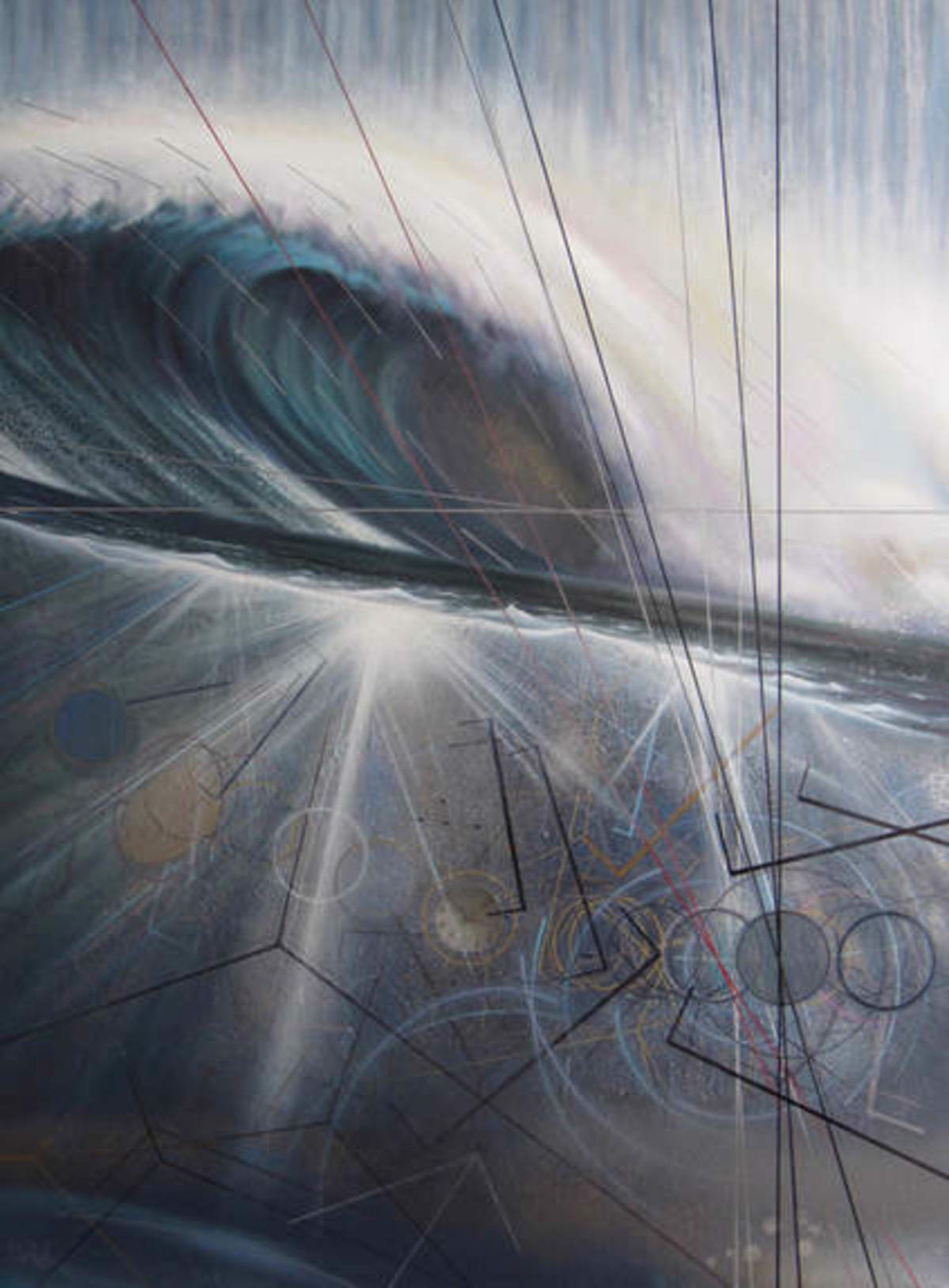 Under the Wave Study 7 by Robert Bickel