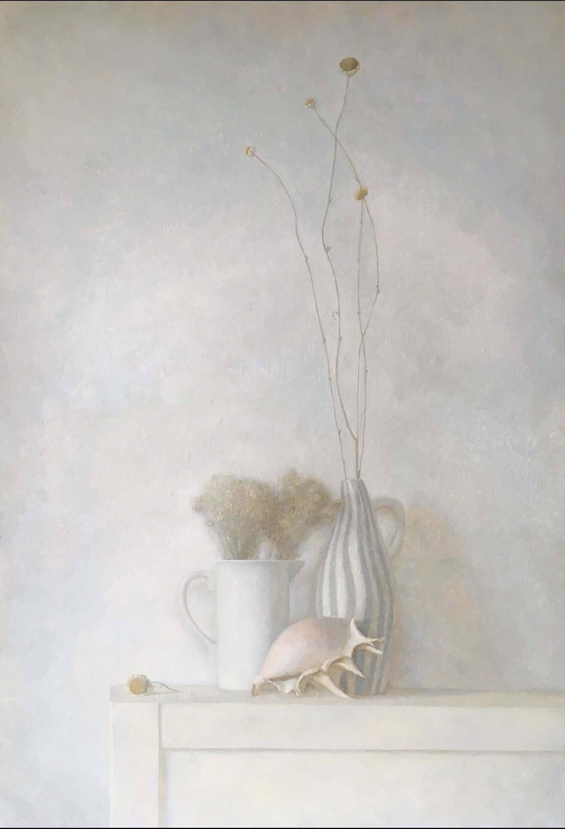 Still Life with Dried Flowers by Elizaveta Kuzina