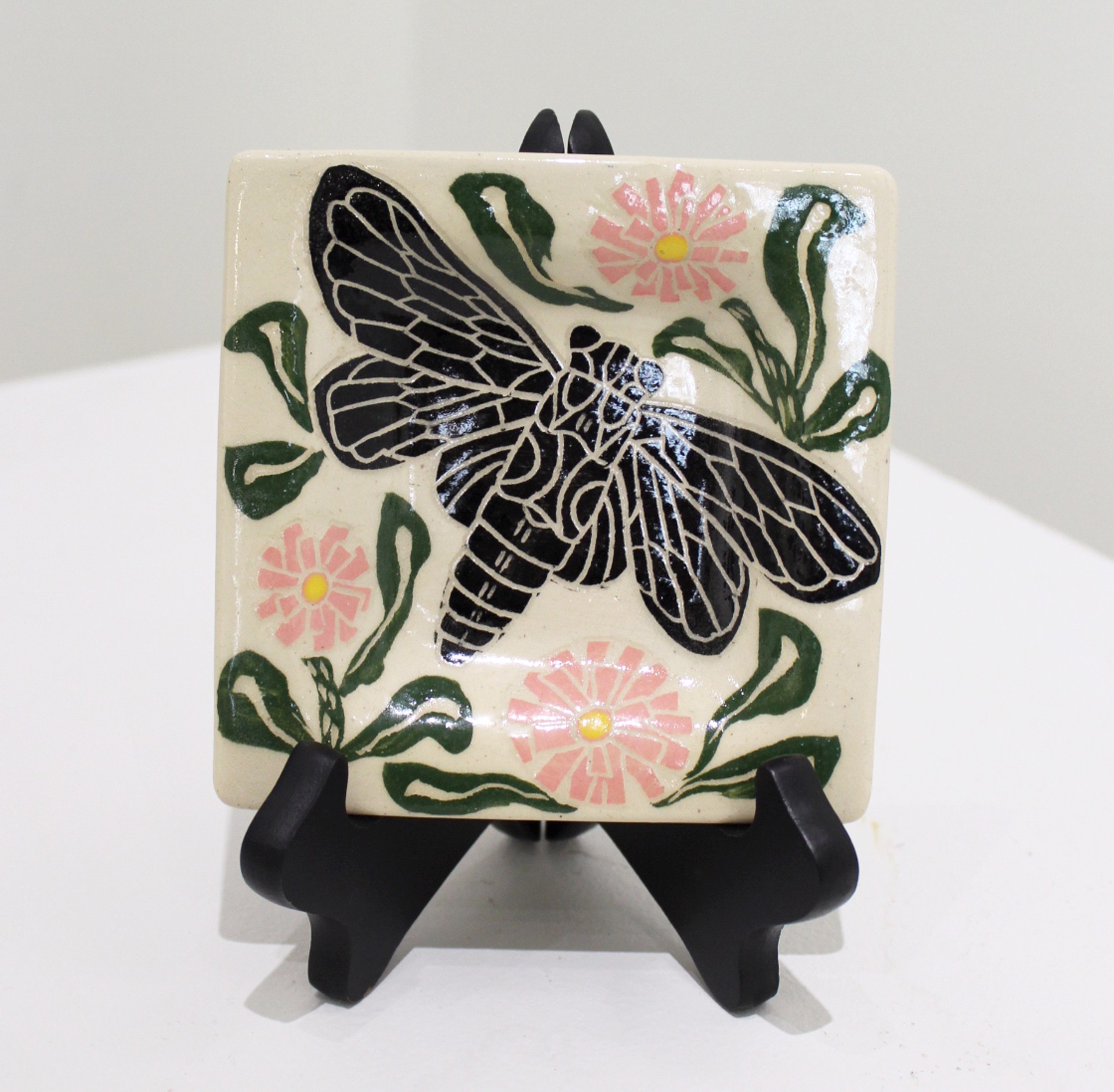 Small Cicada Plate by Abbey Kuhe