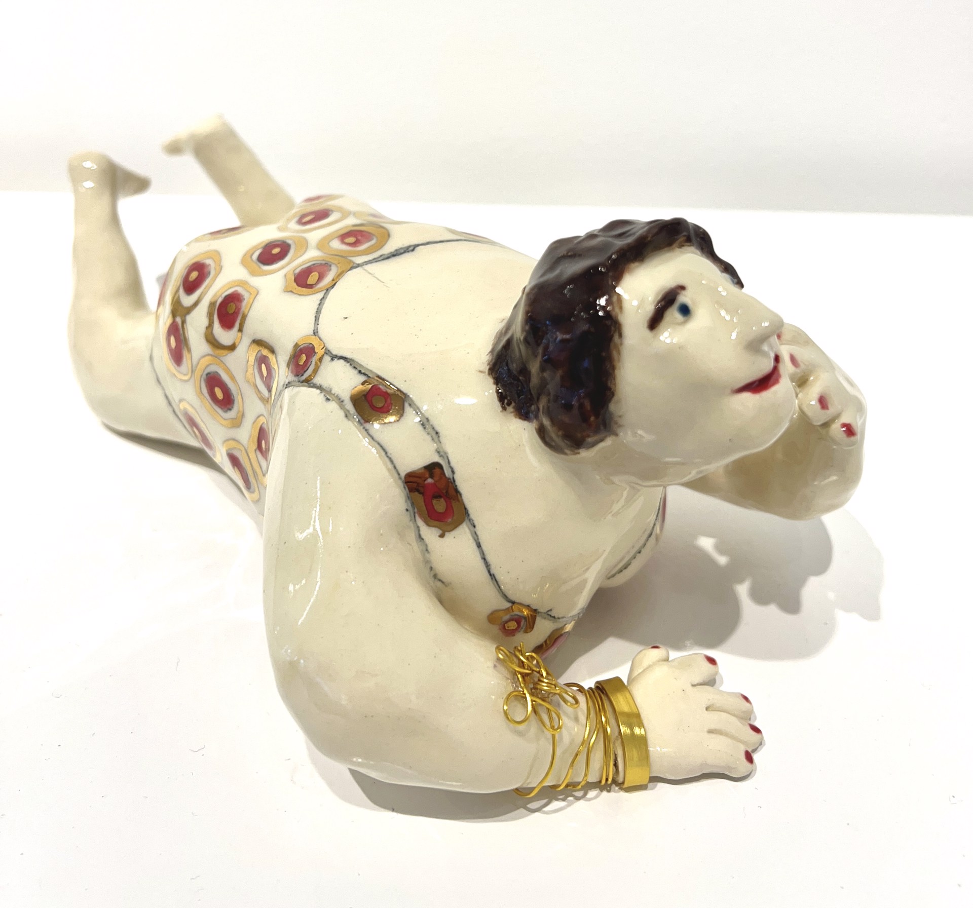 Beach Babe with Gold Toes by Jill Rothenberg-Simmons