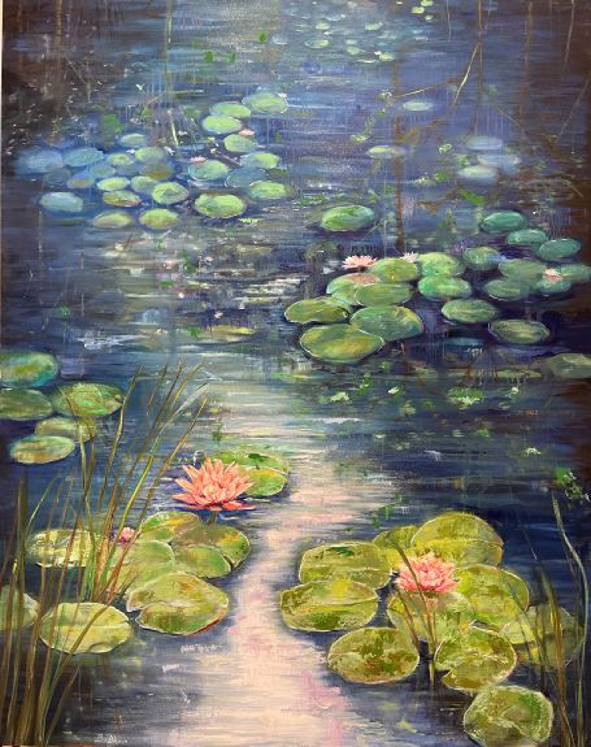 Lily Pond by Bonnie Dhein
