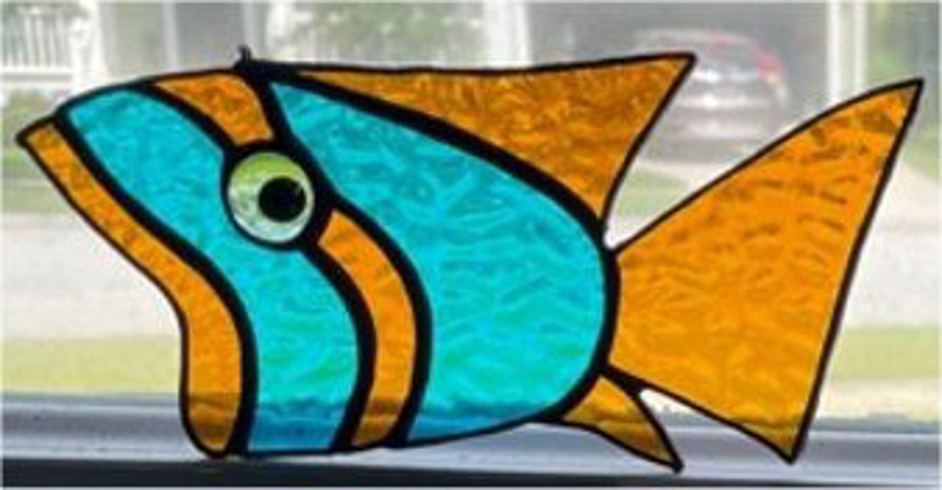 JS22 Stained Glass Fish Sun Catchers Various by John Schumacher