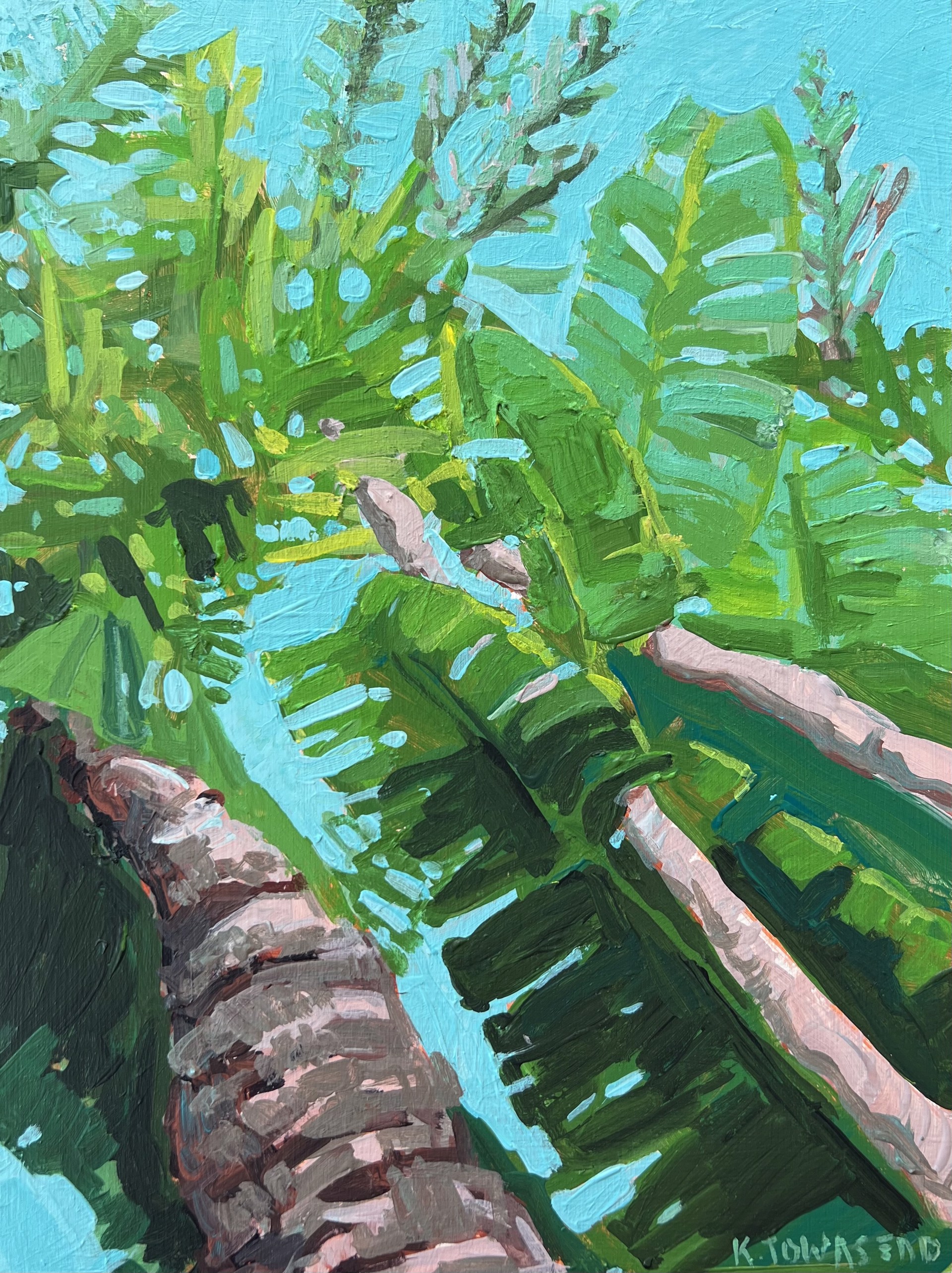 Palms II by Krista Townsend