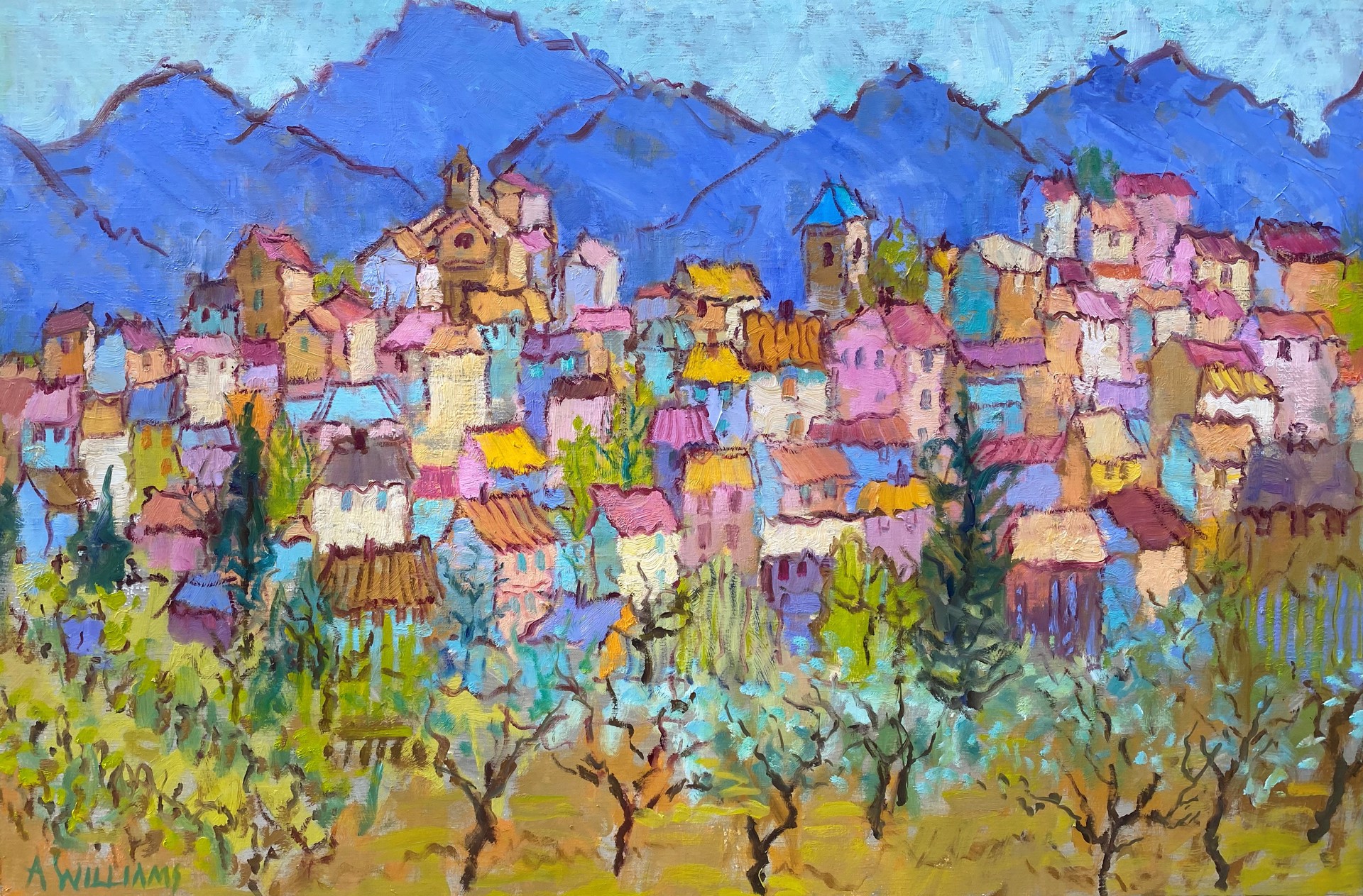 Colorful Lourmarin by Alice Williams