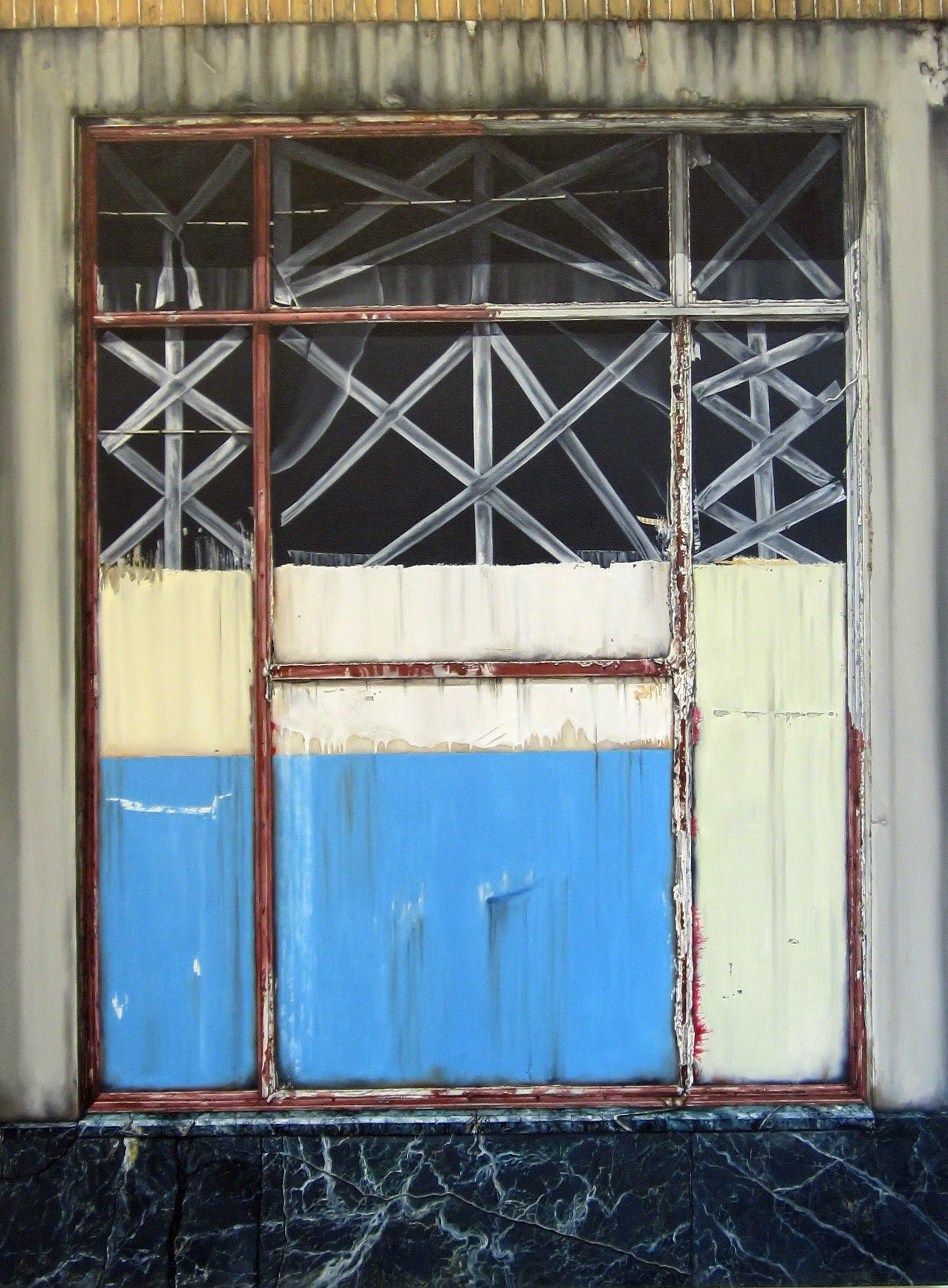 Marcus' Studio Window II by Shirley Rabe' Masinter