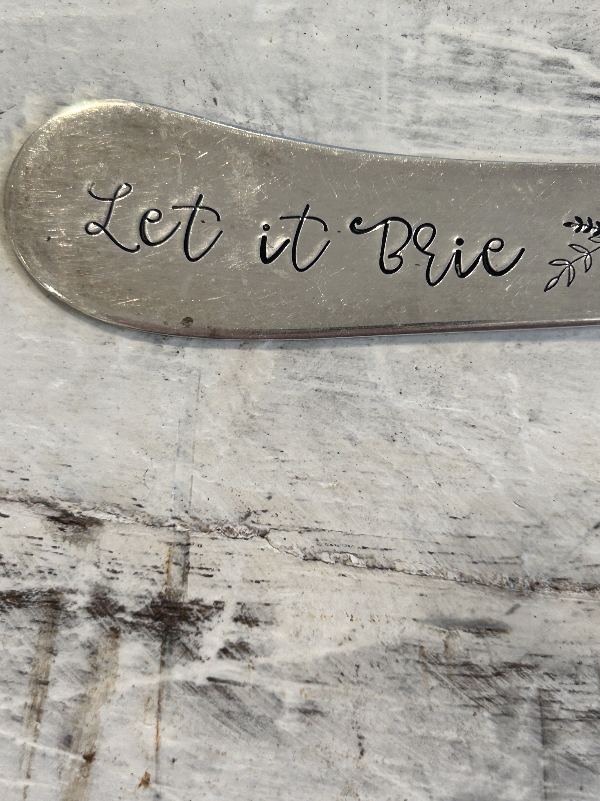 Holiday Vintage Cheese Knife | Let it Brie by Sassy Barn