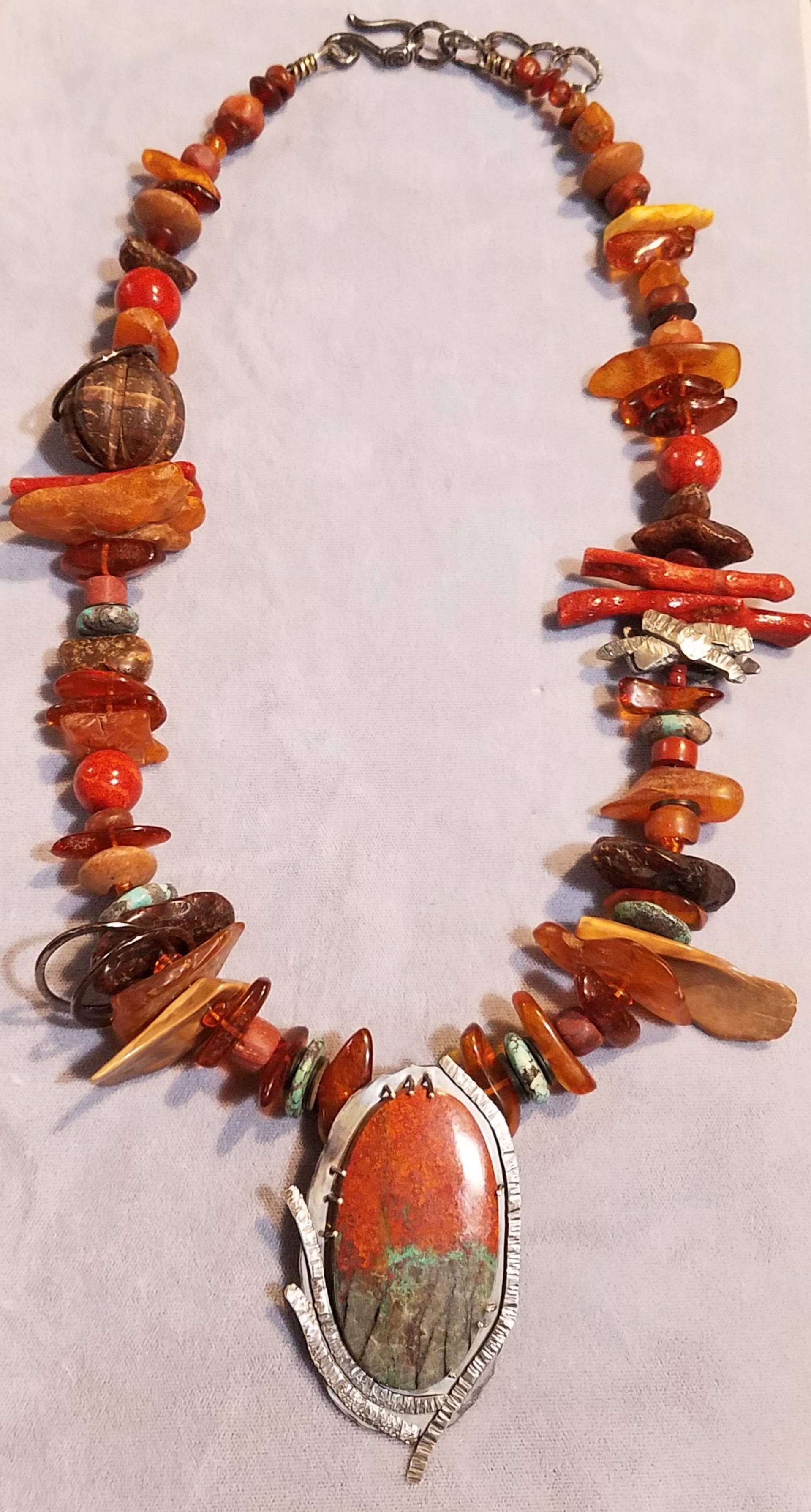 Necklace - Sonoran Sunset DK 2903 by Doris King