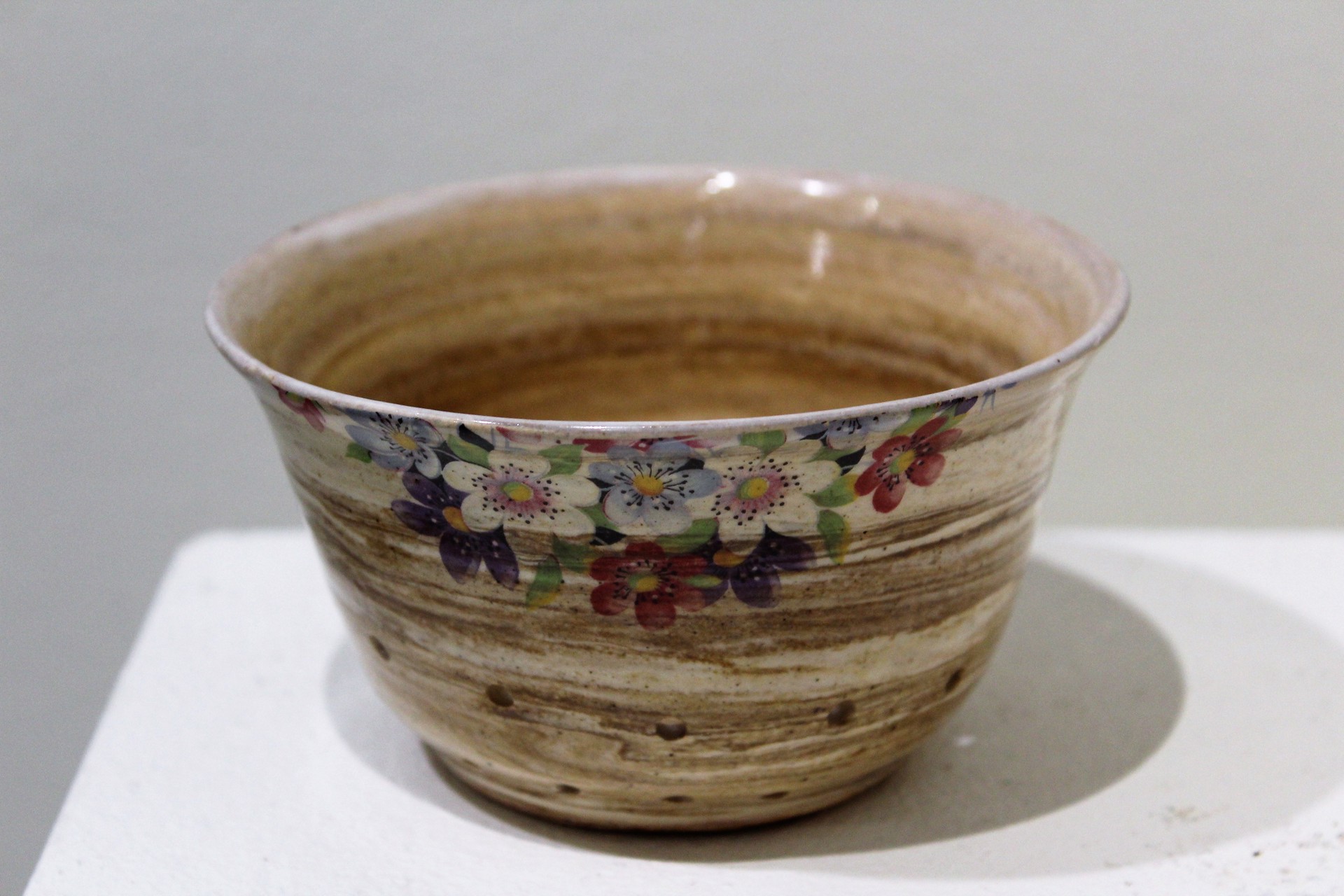 Berry Bowl with Flowers by Kristen Kinnaley