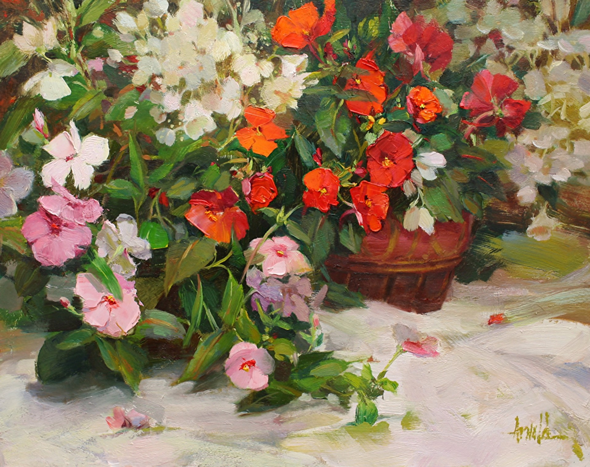 Impatiens by Carol Arnold