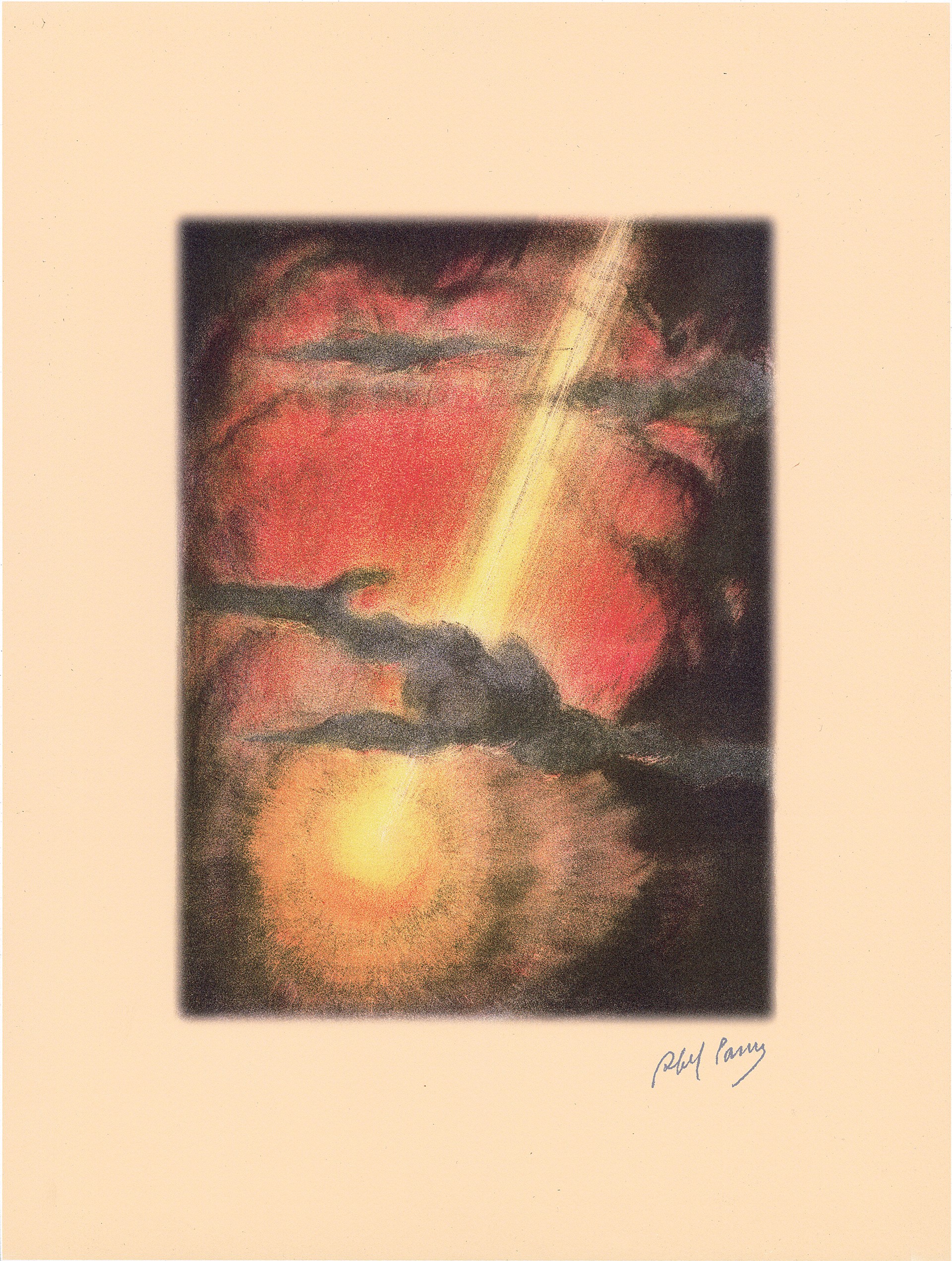 "And God Created the Greater Light" from the Genesis Portfolio by Abel Pann