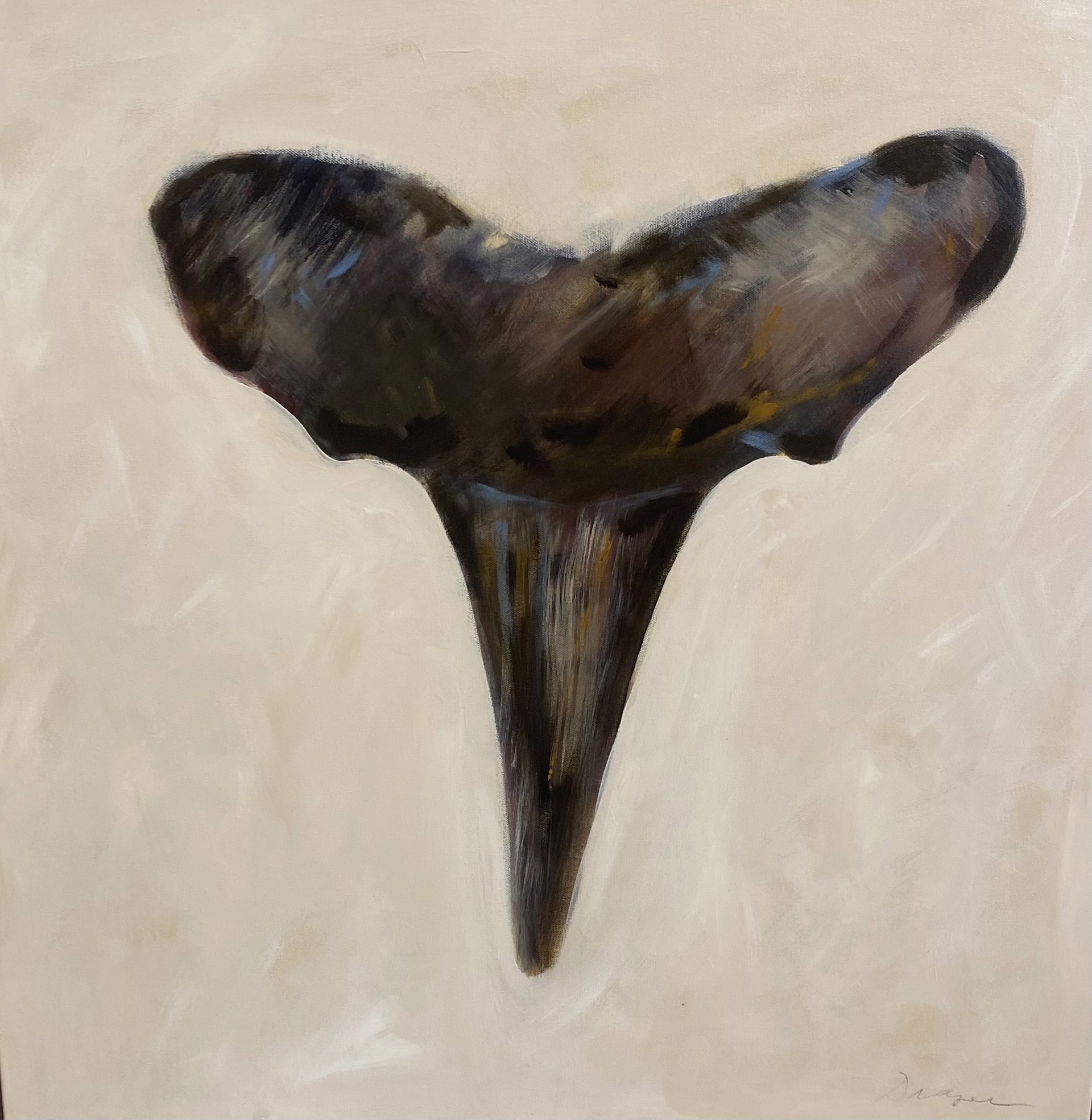 Black Sharks Teeth I by Jim Draper