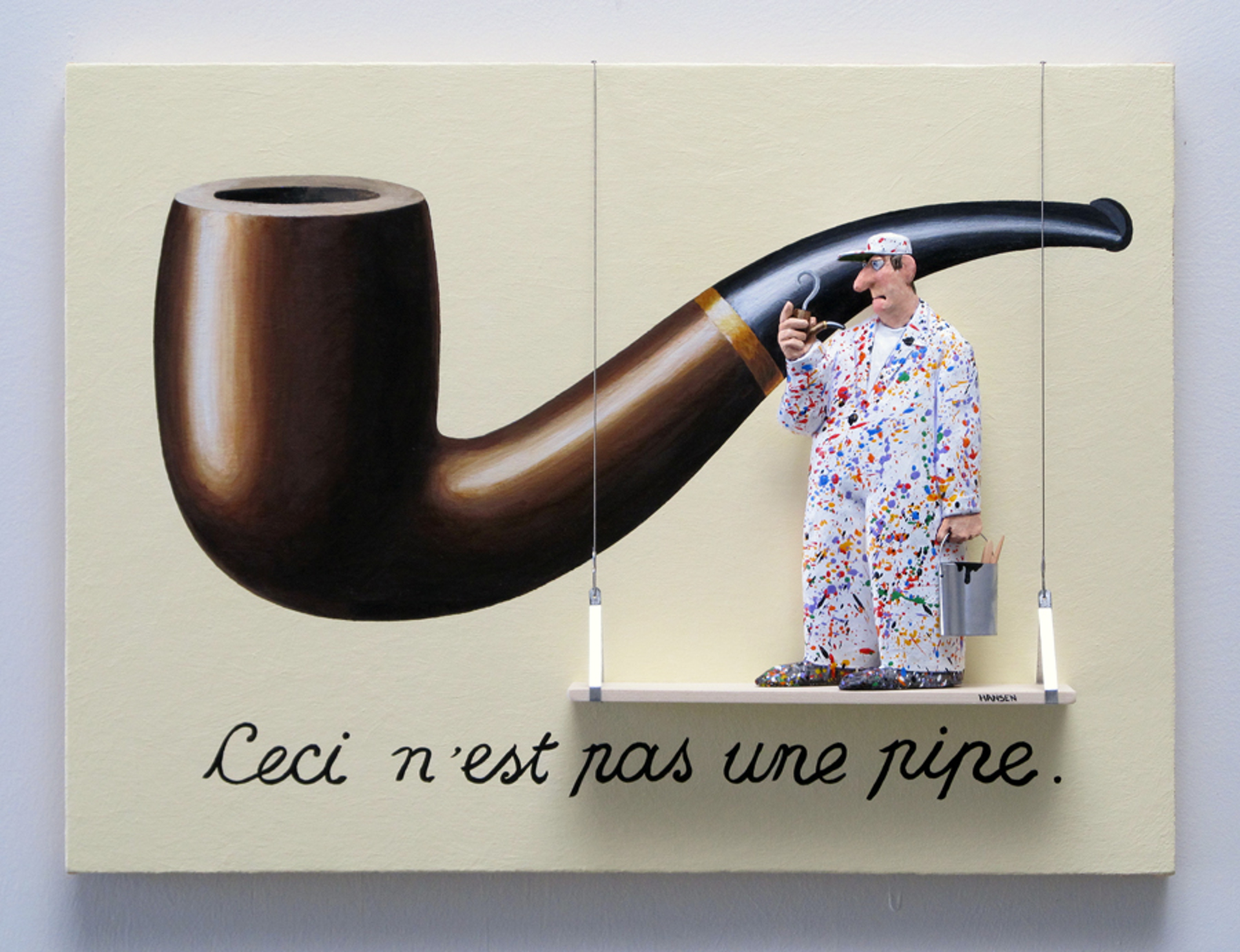 Treachery of Images (Magritte) by Stephen Hansen