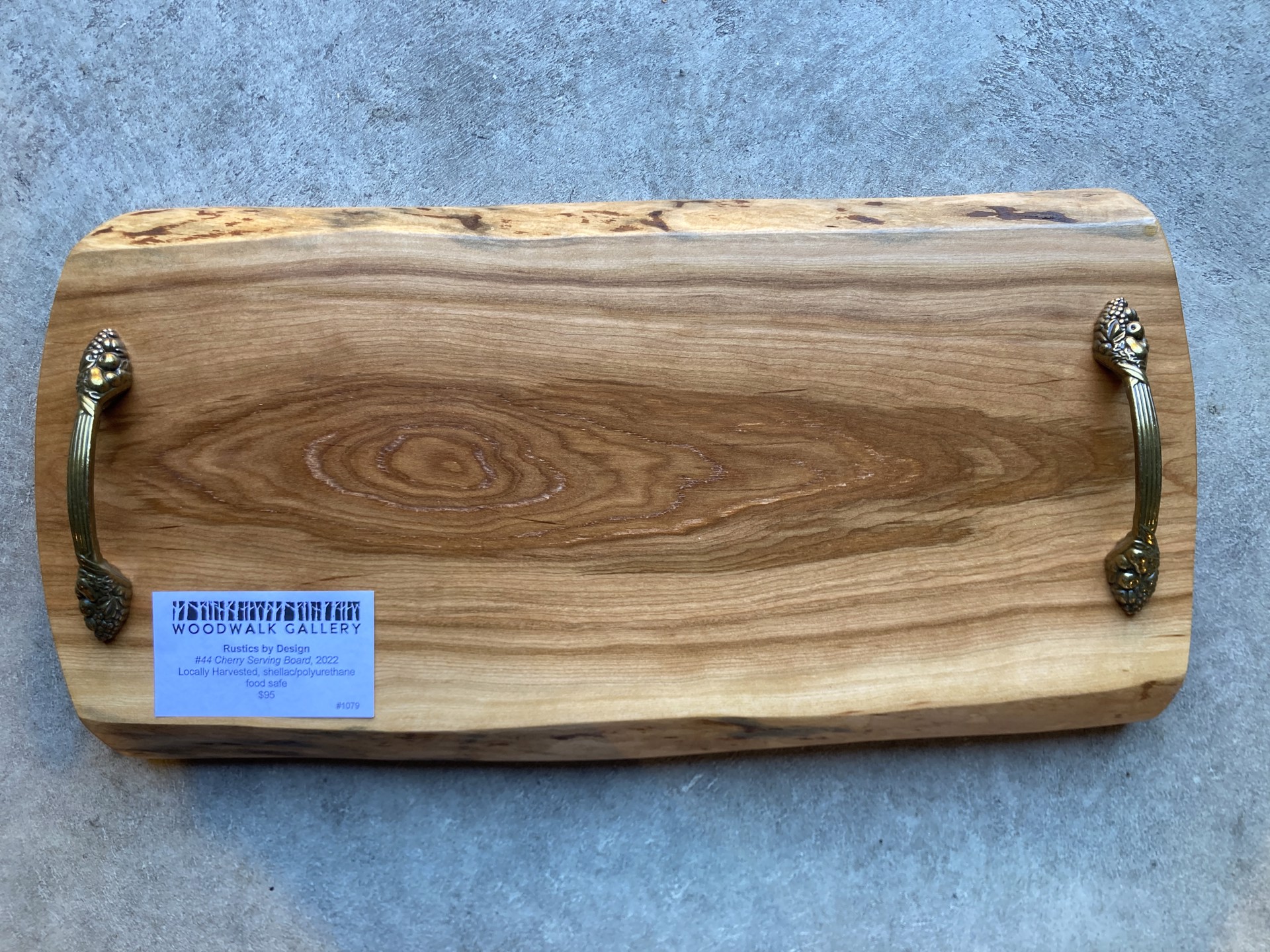 #44 Cherry Serving Board by Rustics by Design