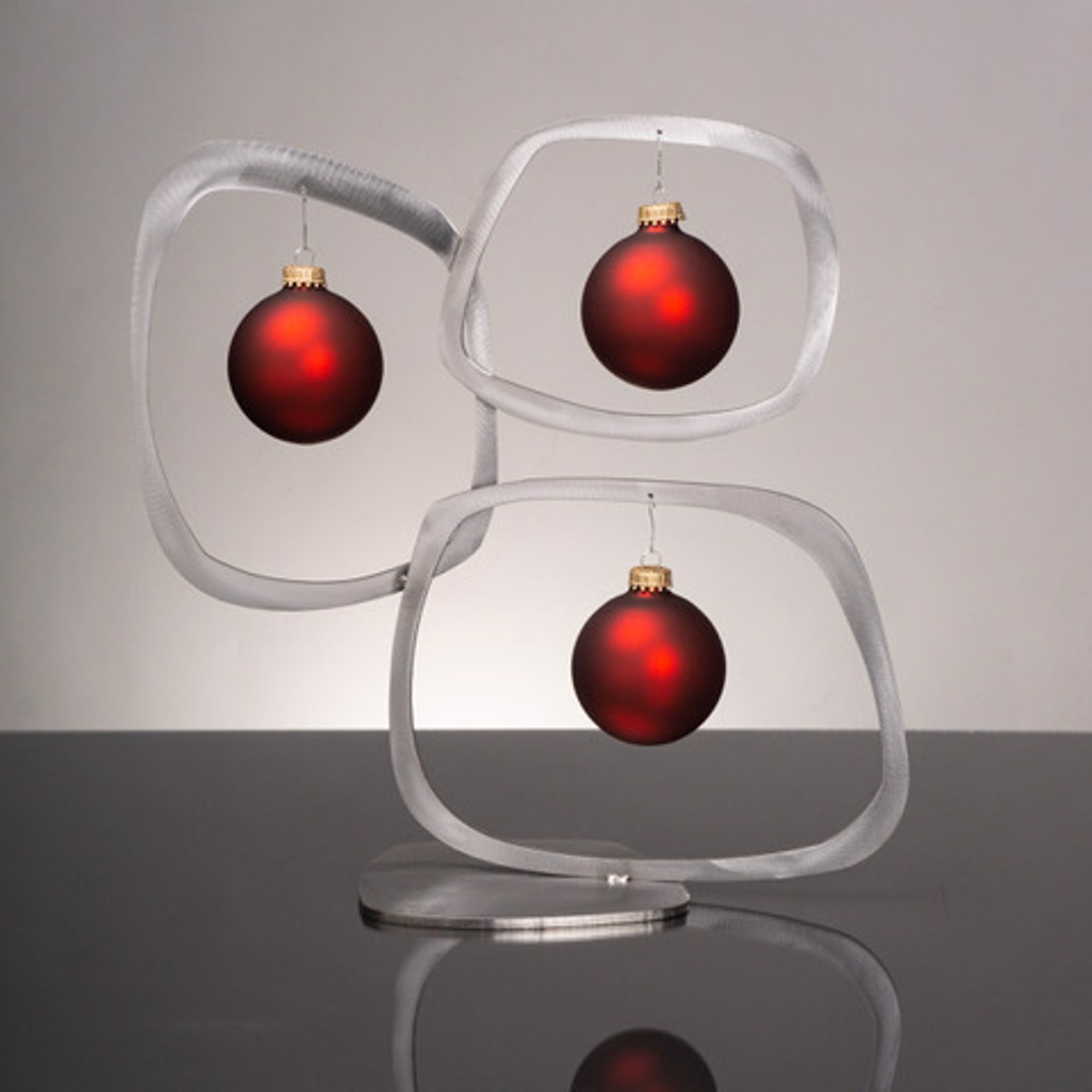 Mod Triple Ornament Display by Ornament Display Stand
