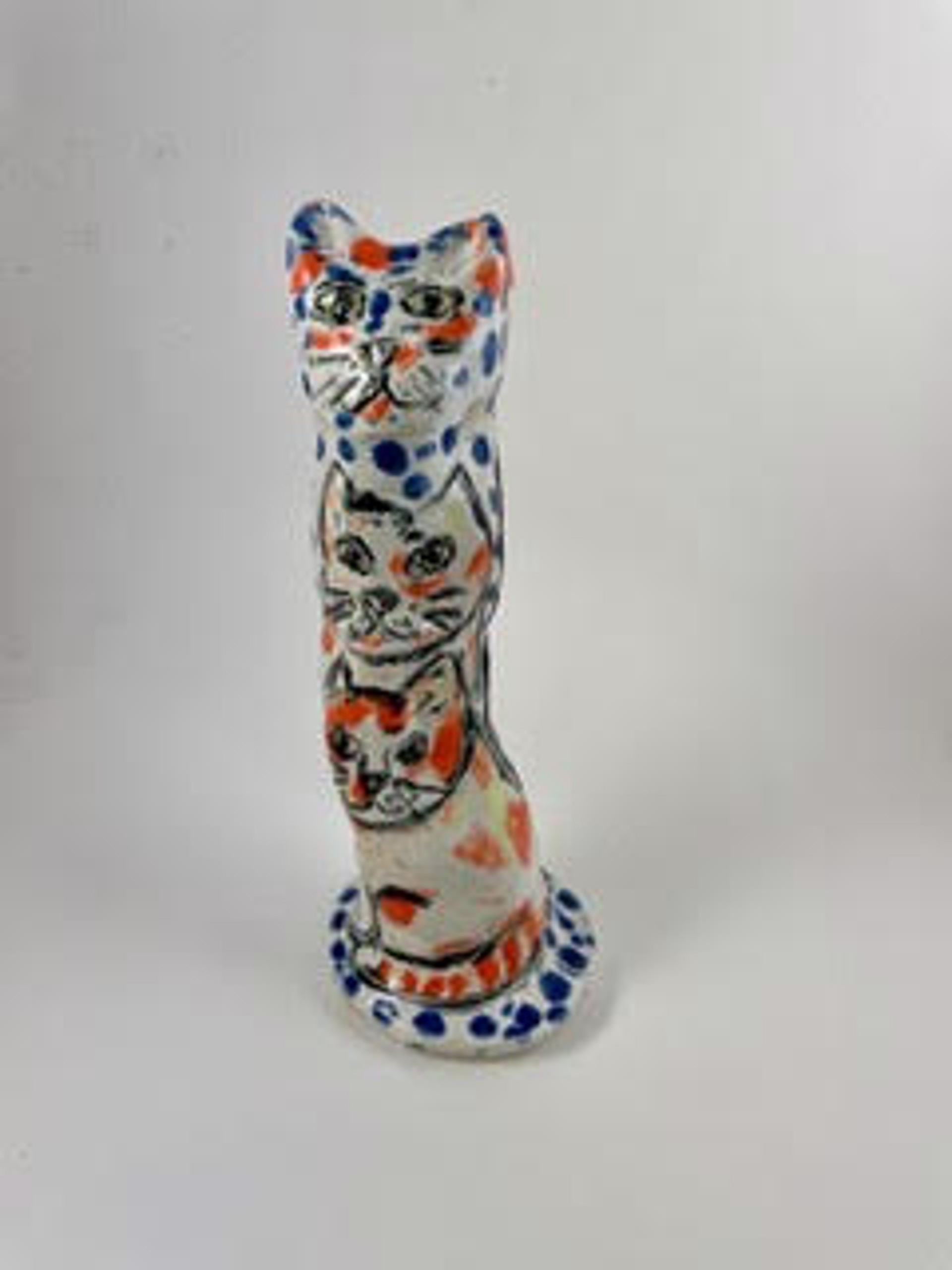 Small Cat Totem by Linda Smith