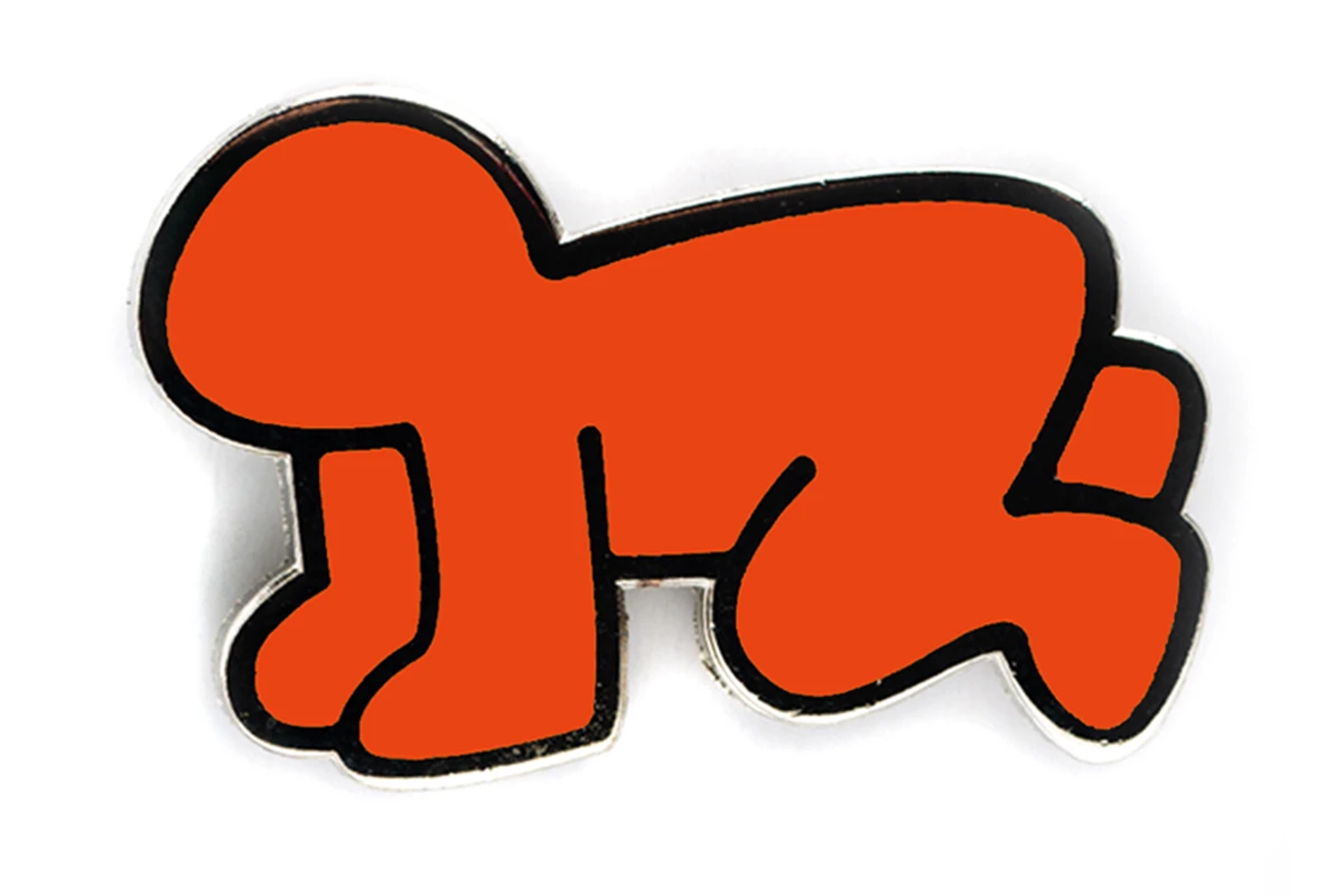 Keith Haring - Radiant Baby Orange Pin by Keith Haring