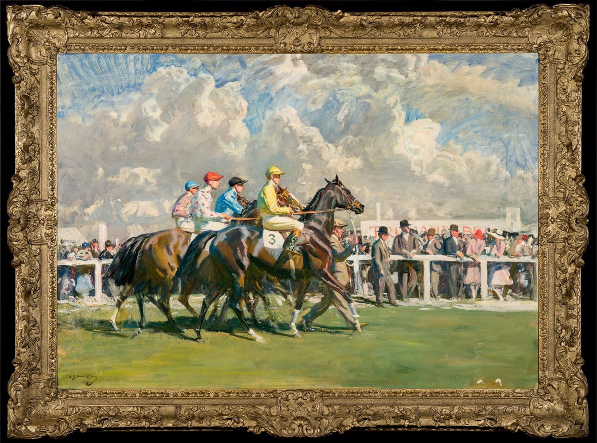 Going to Post Epsom by Sir Alfred J. Munnings