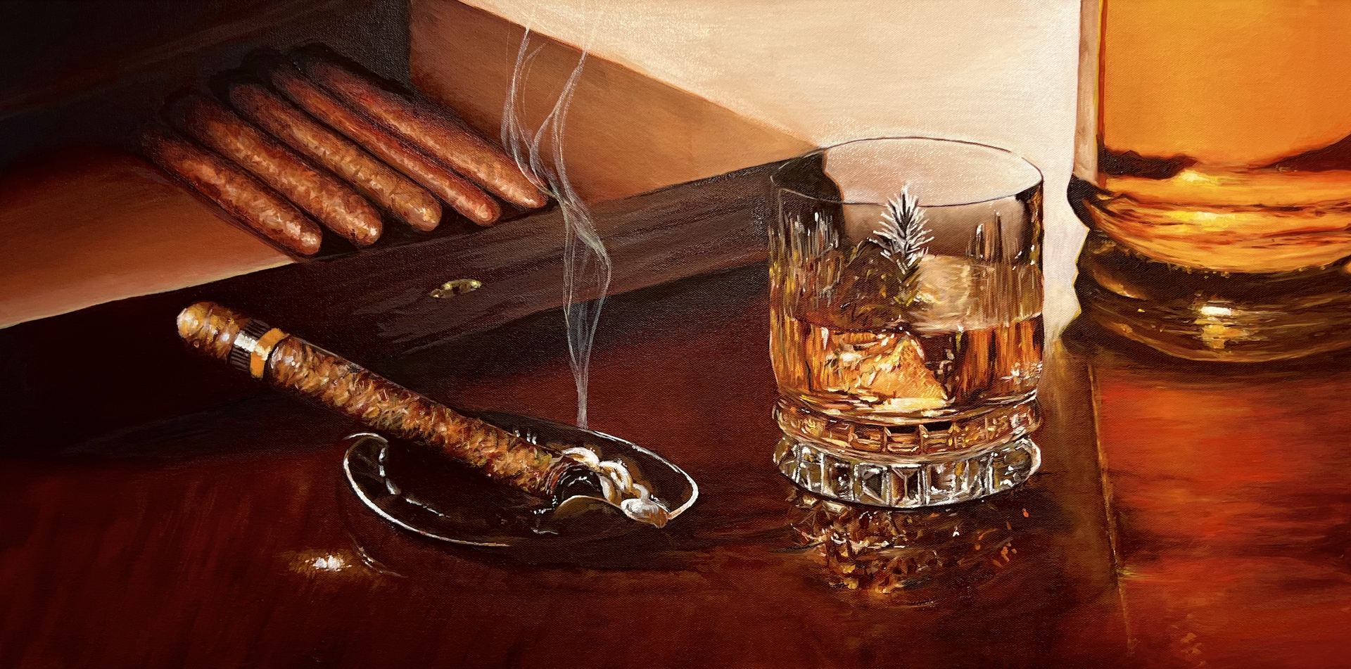 Cigar Lounge by Riley Folk