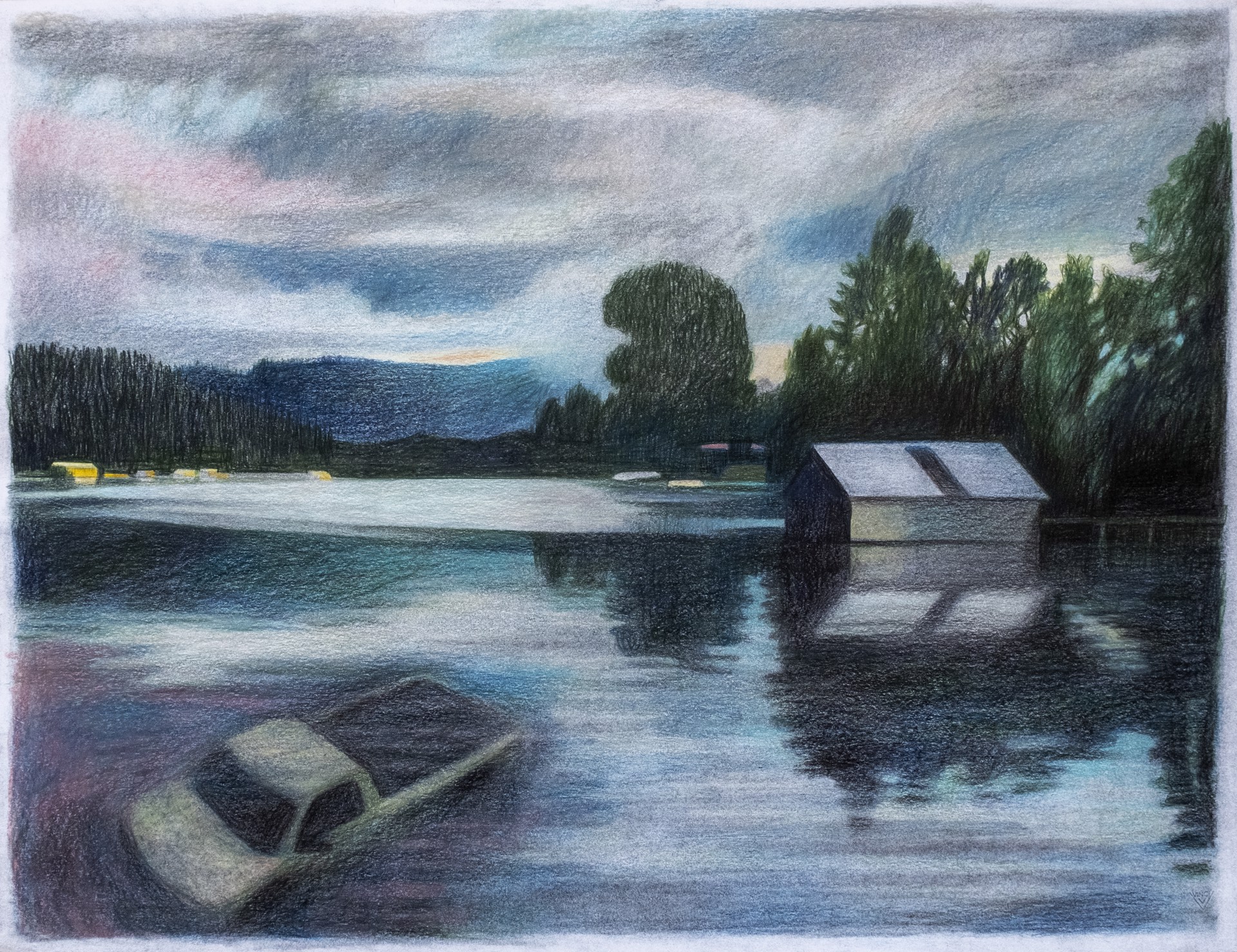 Lake George #1 by Elene Usdin