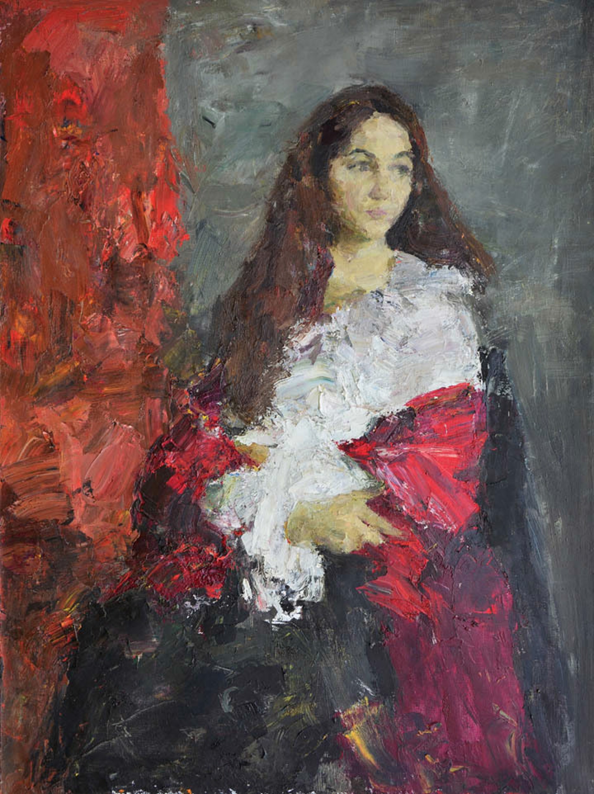 Portrait of a Woman by Sergei Skripitsyn