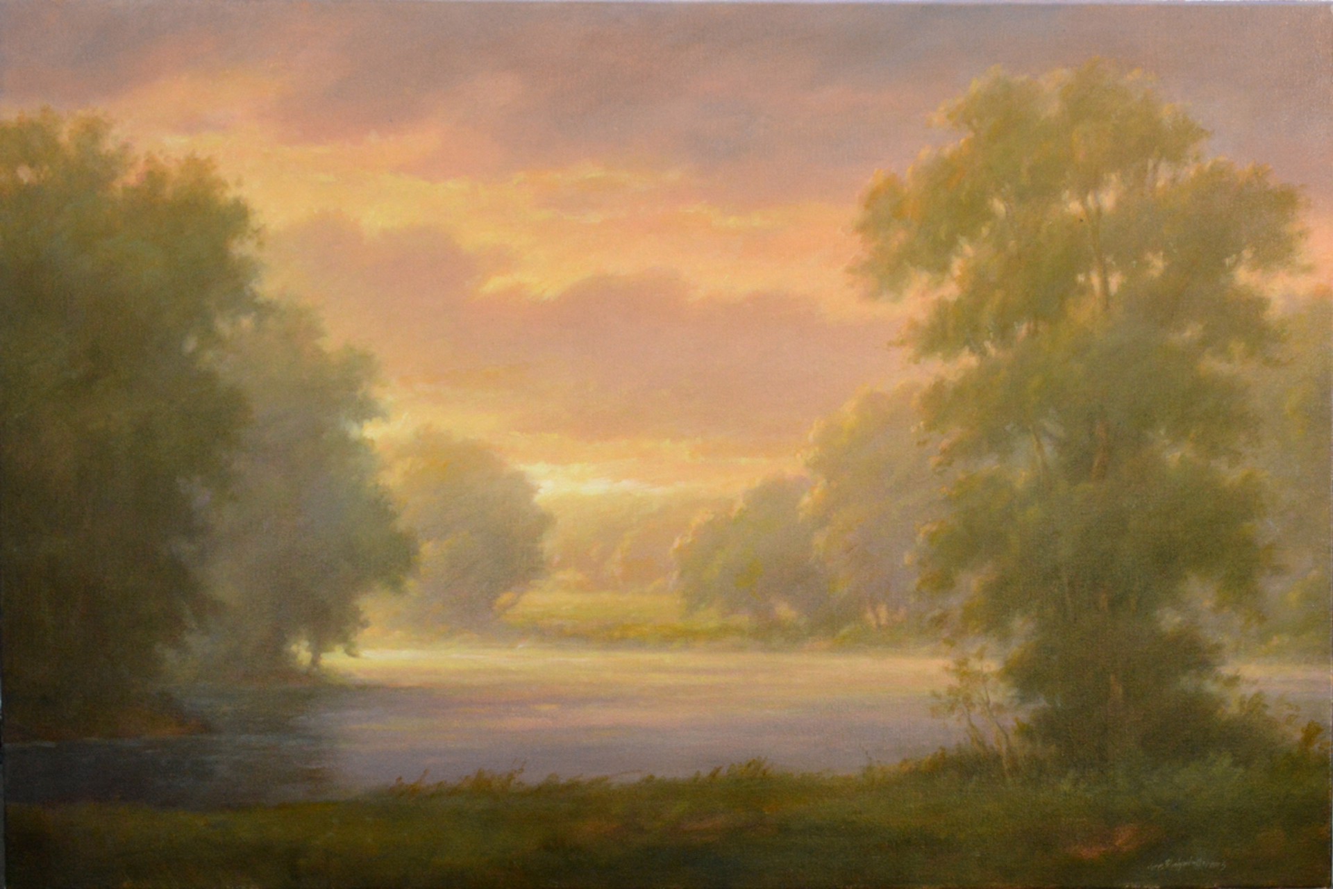 Dawn on the River Bend by Jane Bloodgood-Abrams