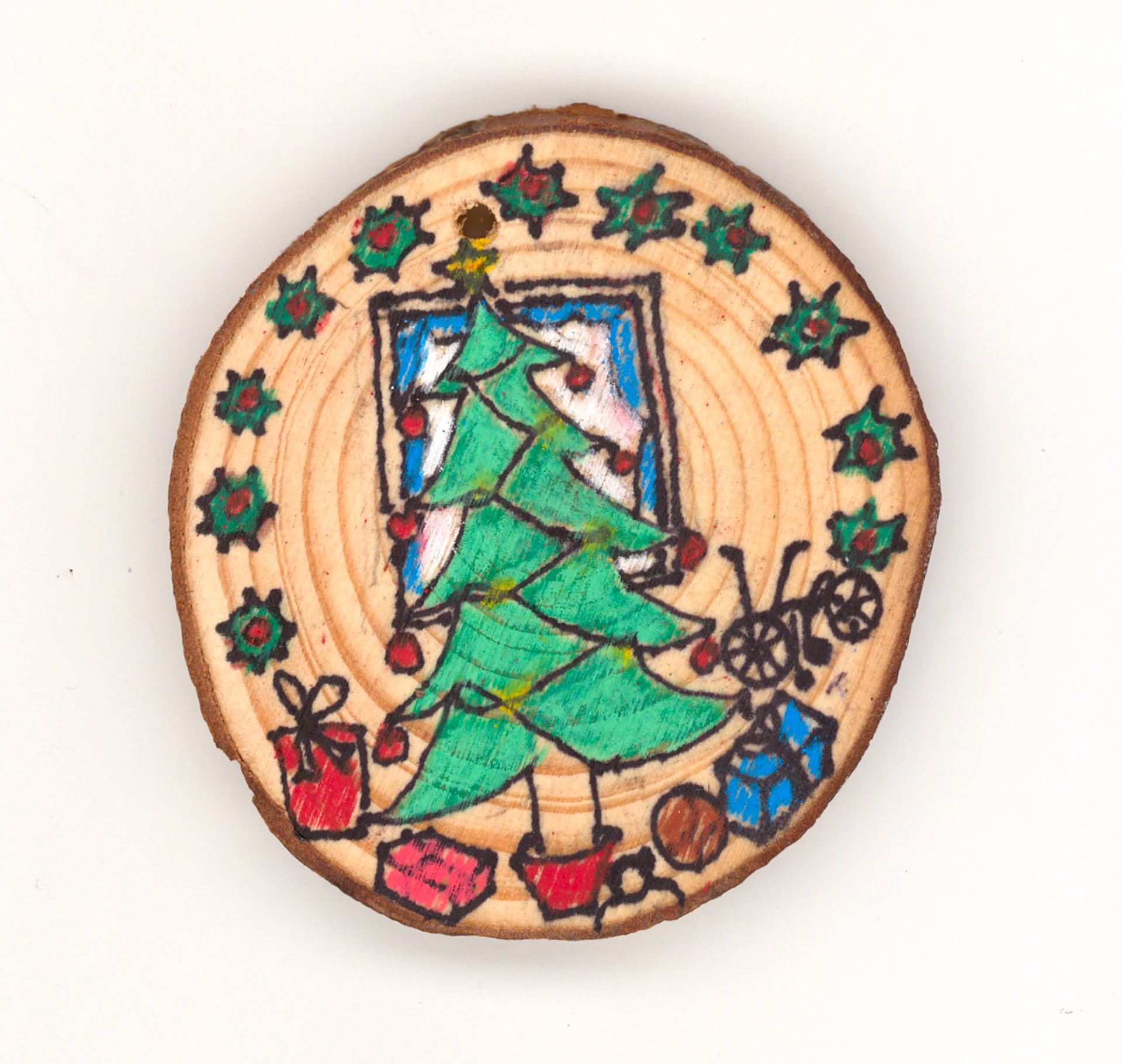 Mistletoe Christmas (ornament) by Toni Lane