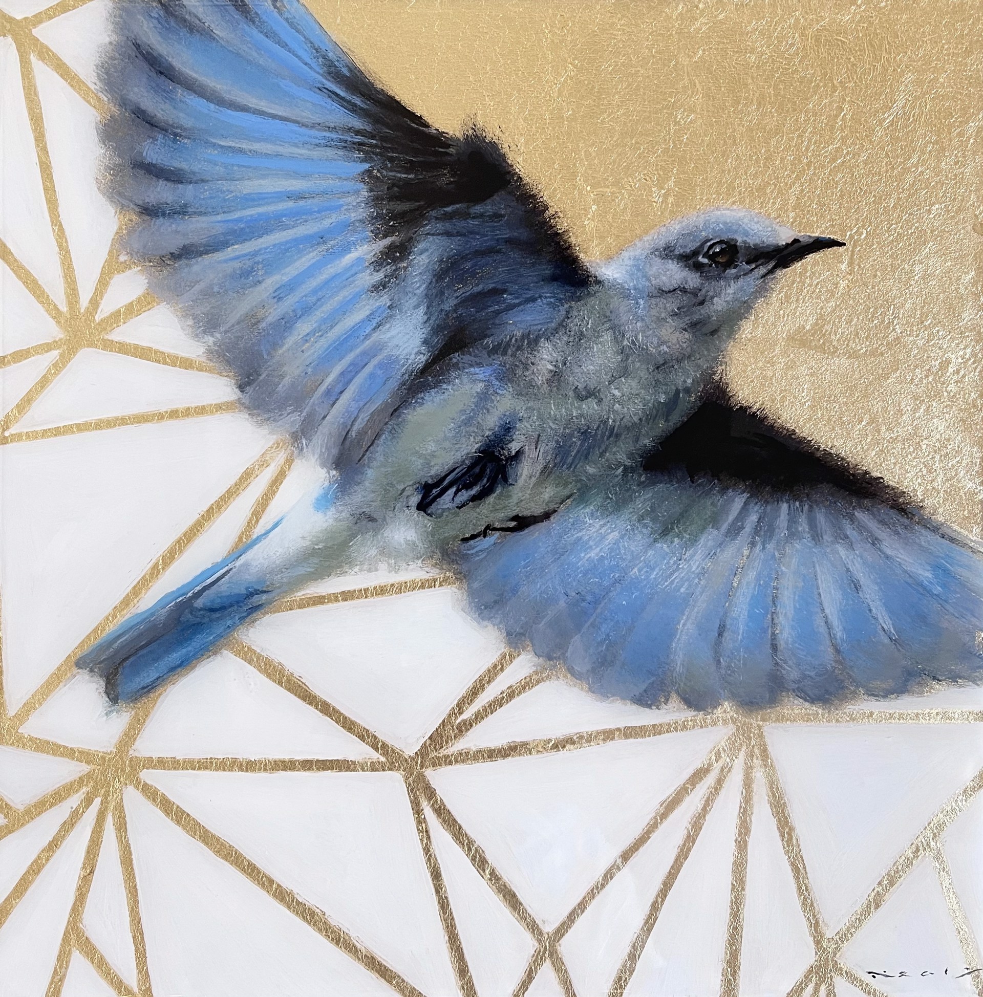 Mountain Bluebird | Nealy Riley by Jackson Hole Art Invitational x