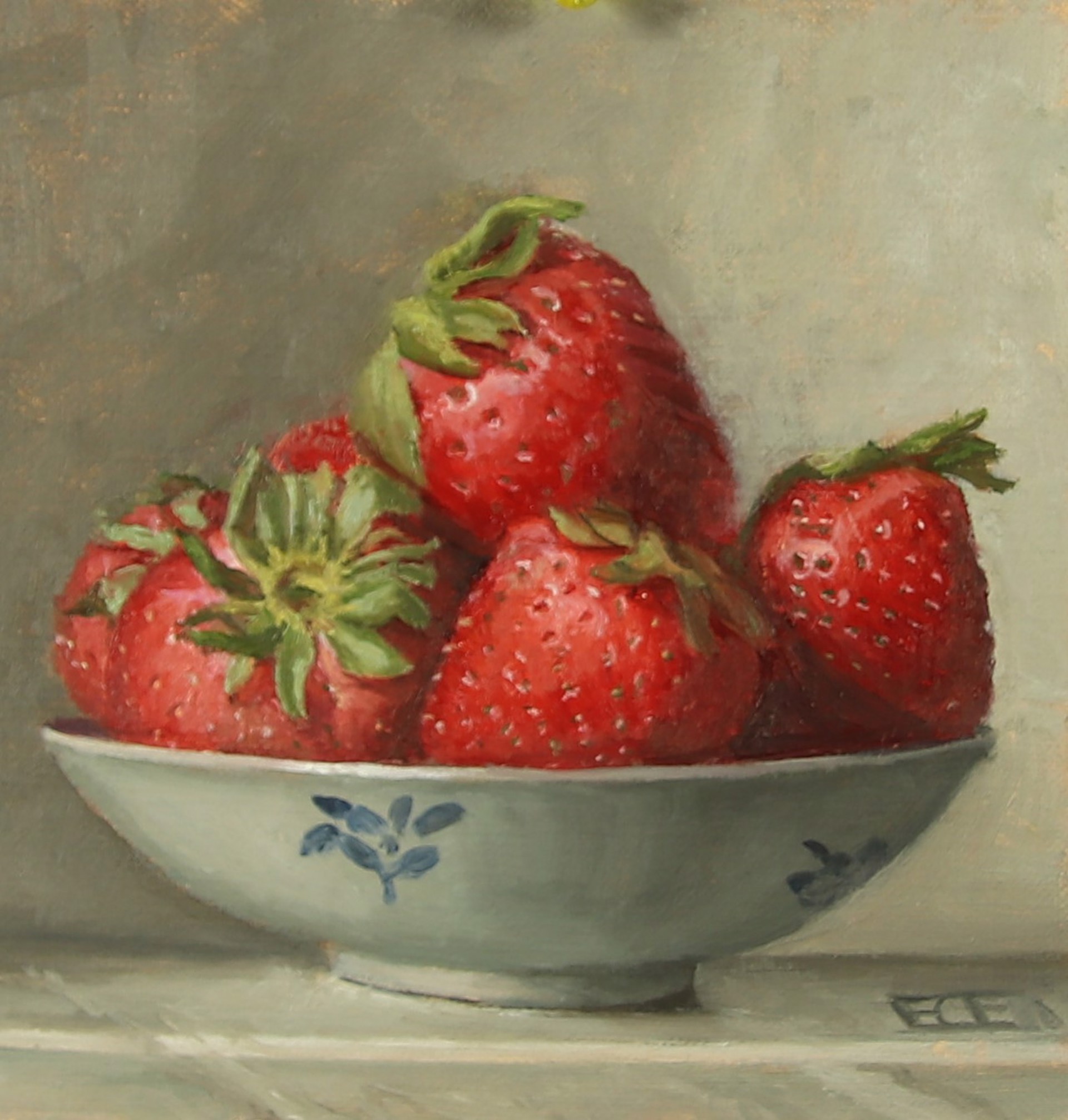 Strawberries Squared by Barbara Efchak