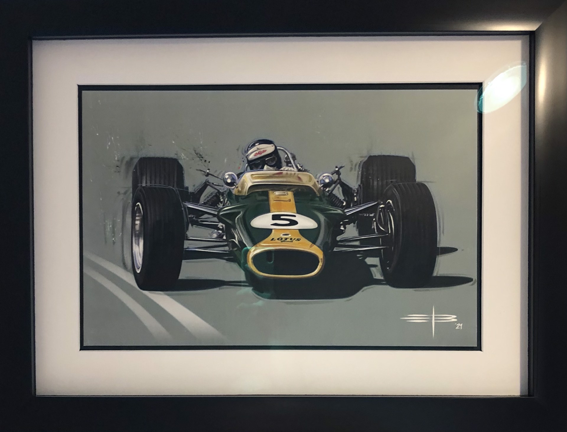 "Formula 1 Lotus" by Emile Bouret