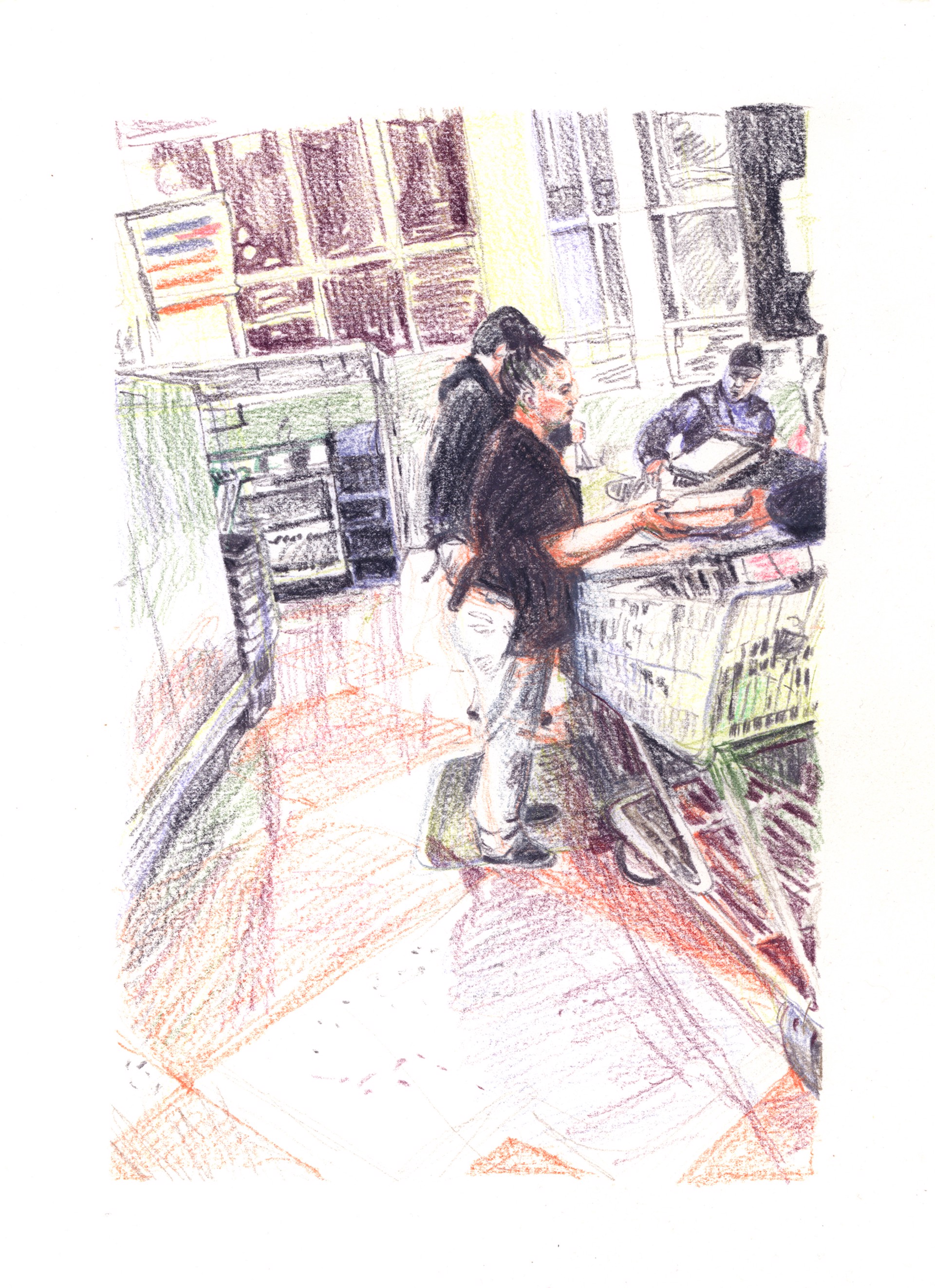 Marketplace/Cashier #22 by Eilis Crean