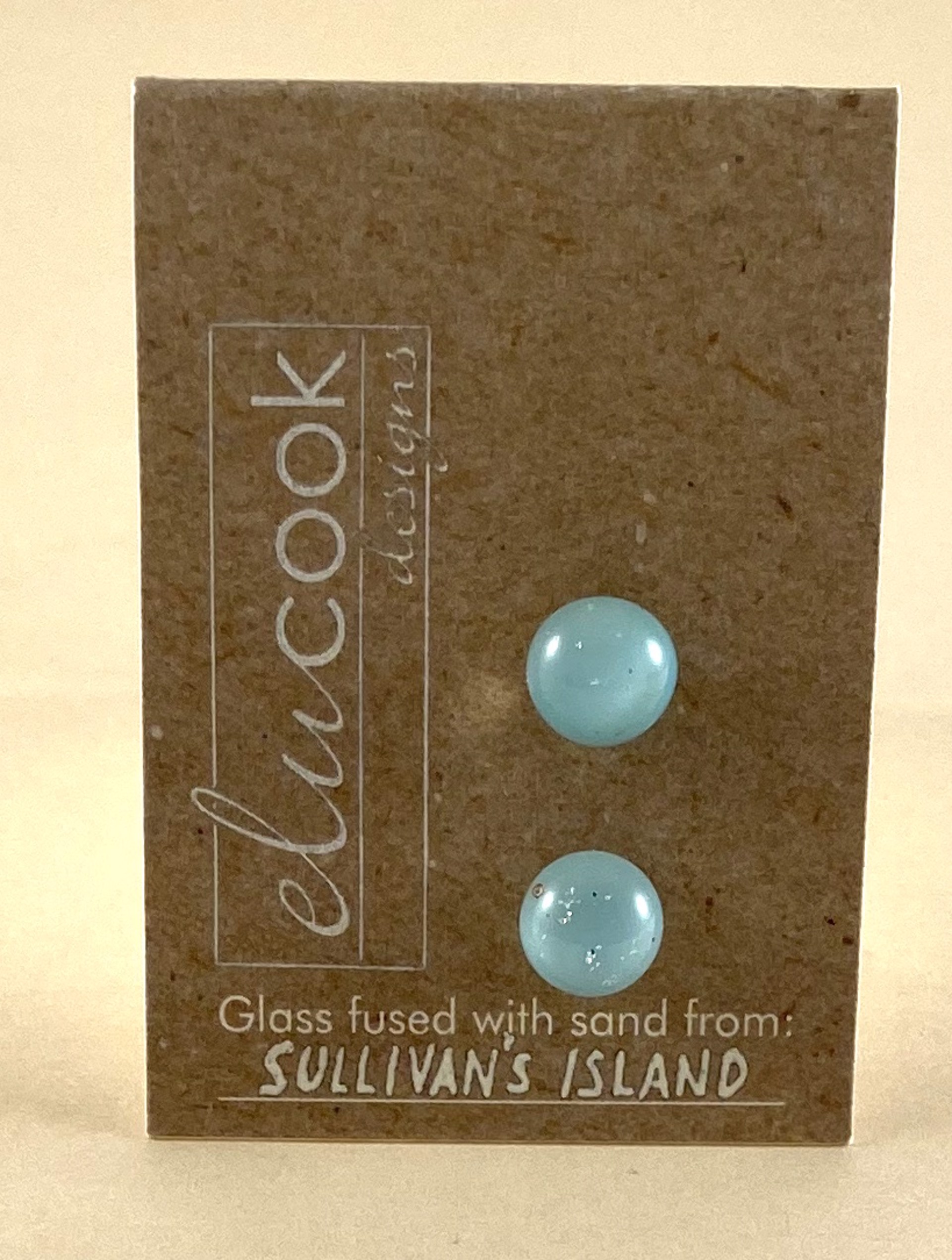 Button Earrings (ss), 7s by Emily Cook