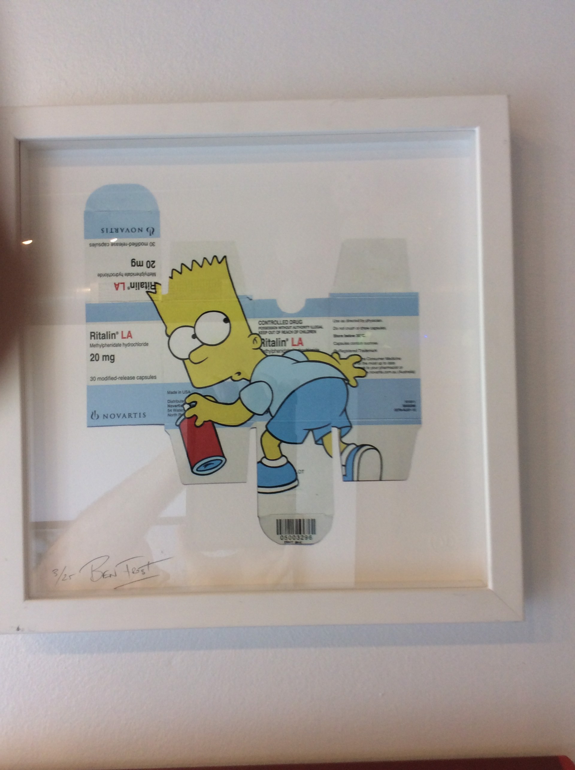 Bart on Ritalin by Ben Frost