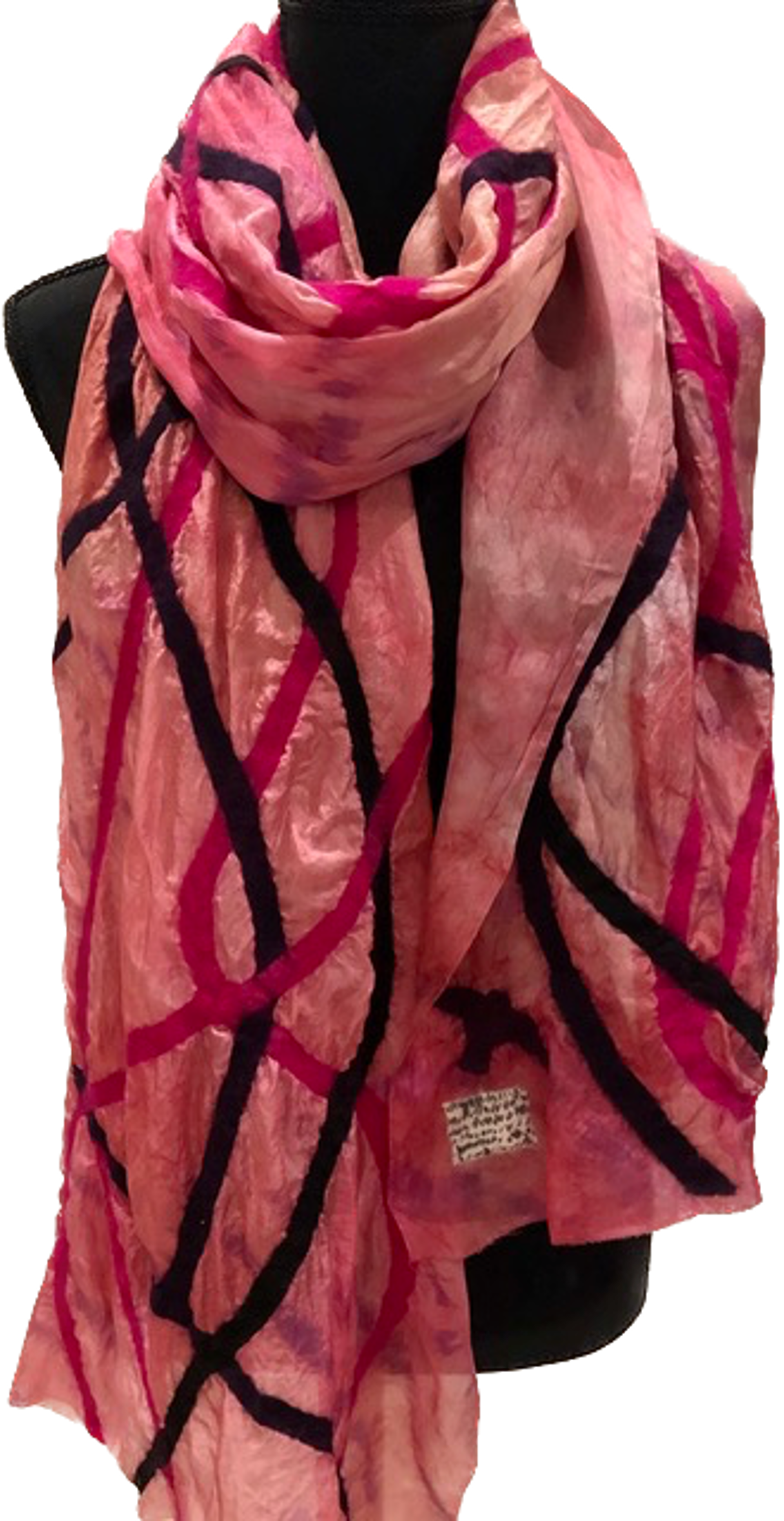 Coral Pieces with Swirly Line by Judy Ott