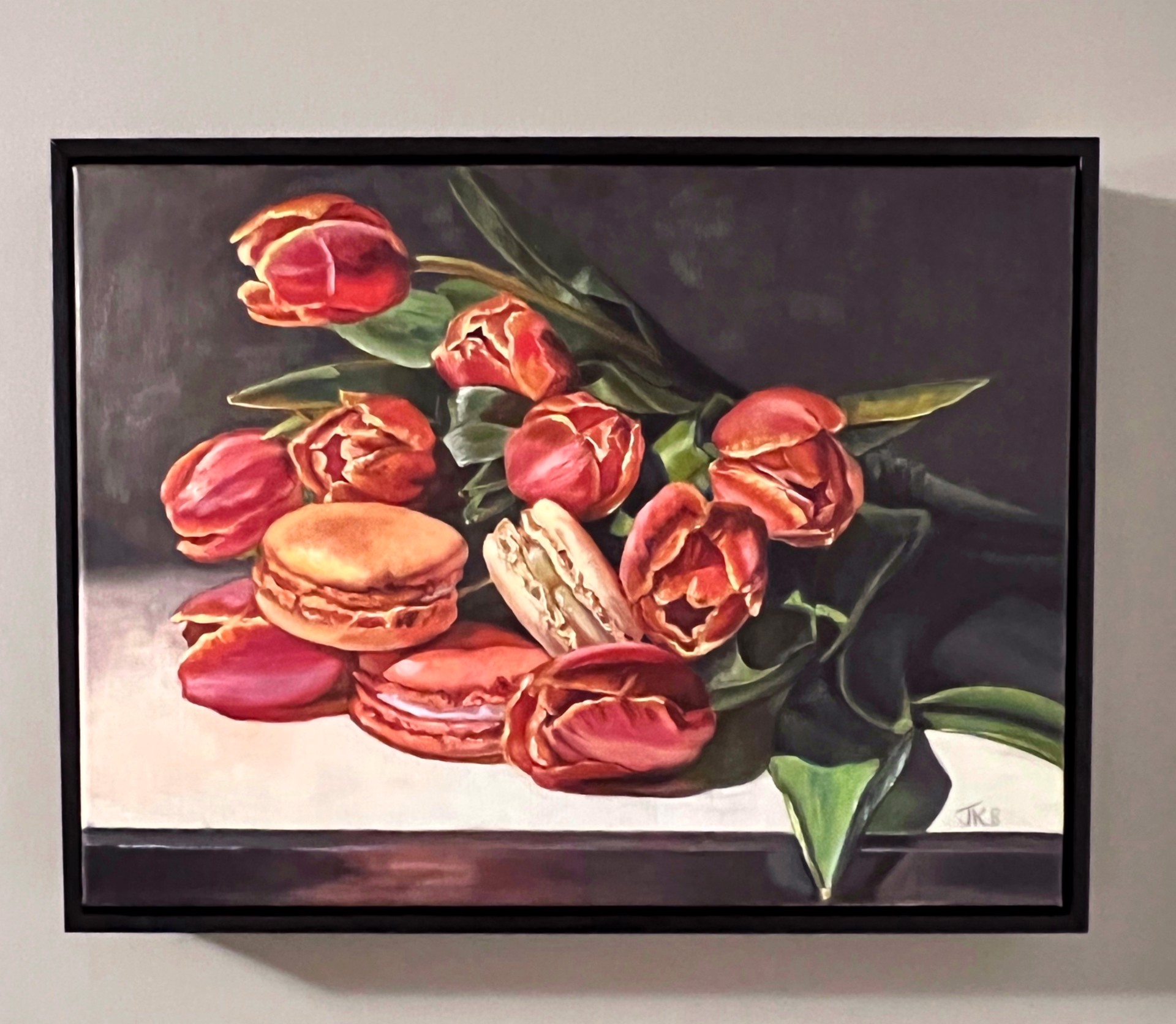 Orange Macs & Fleurs by Jennifer Barlow