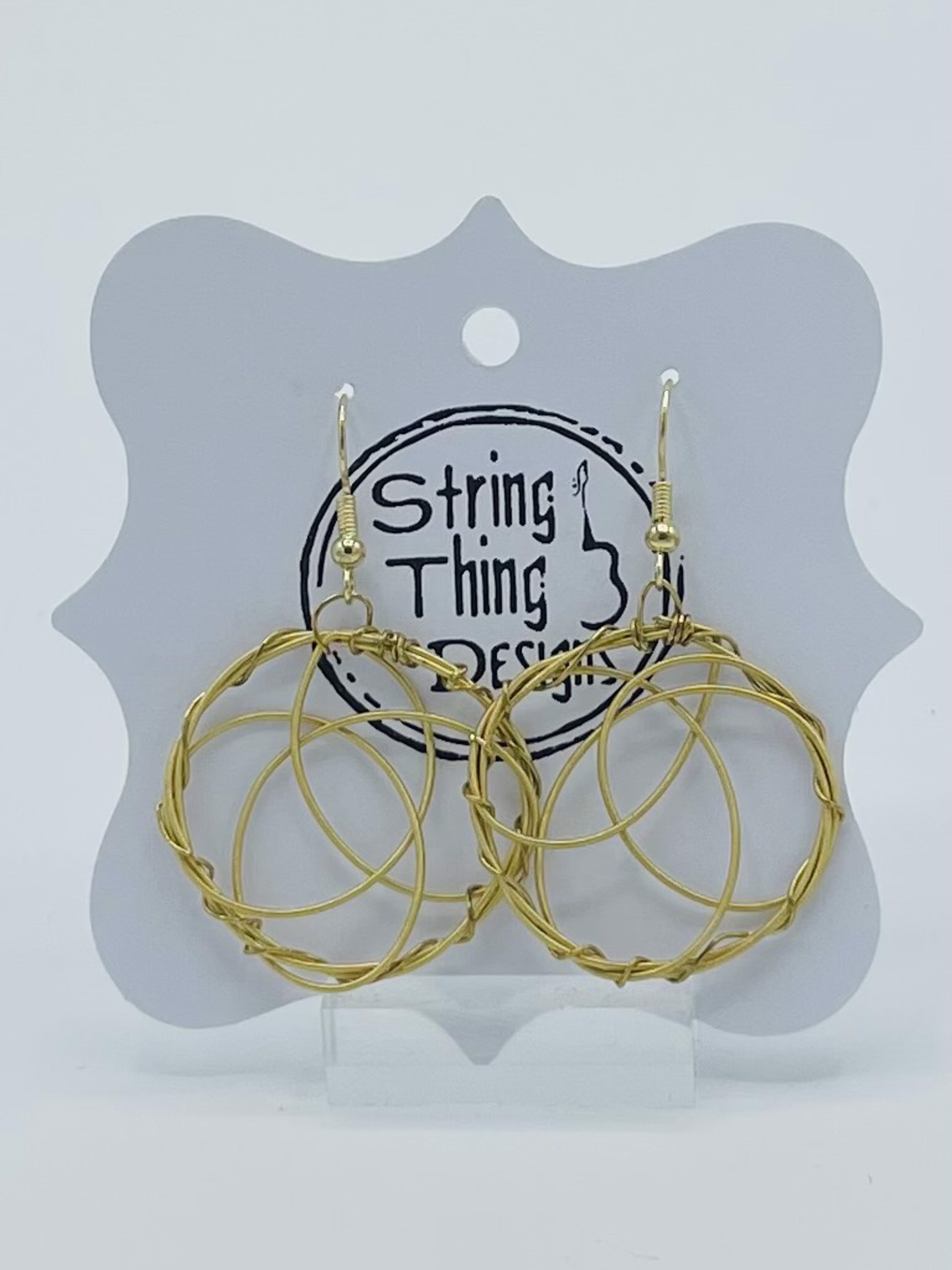 Guitar String Earrings  by String Thing Designs
