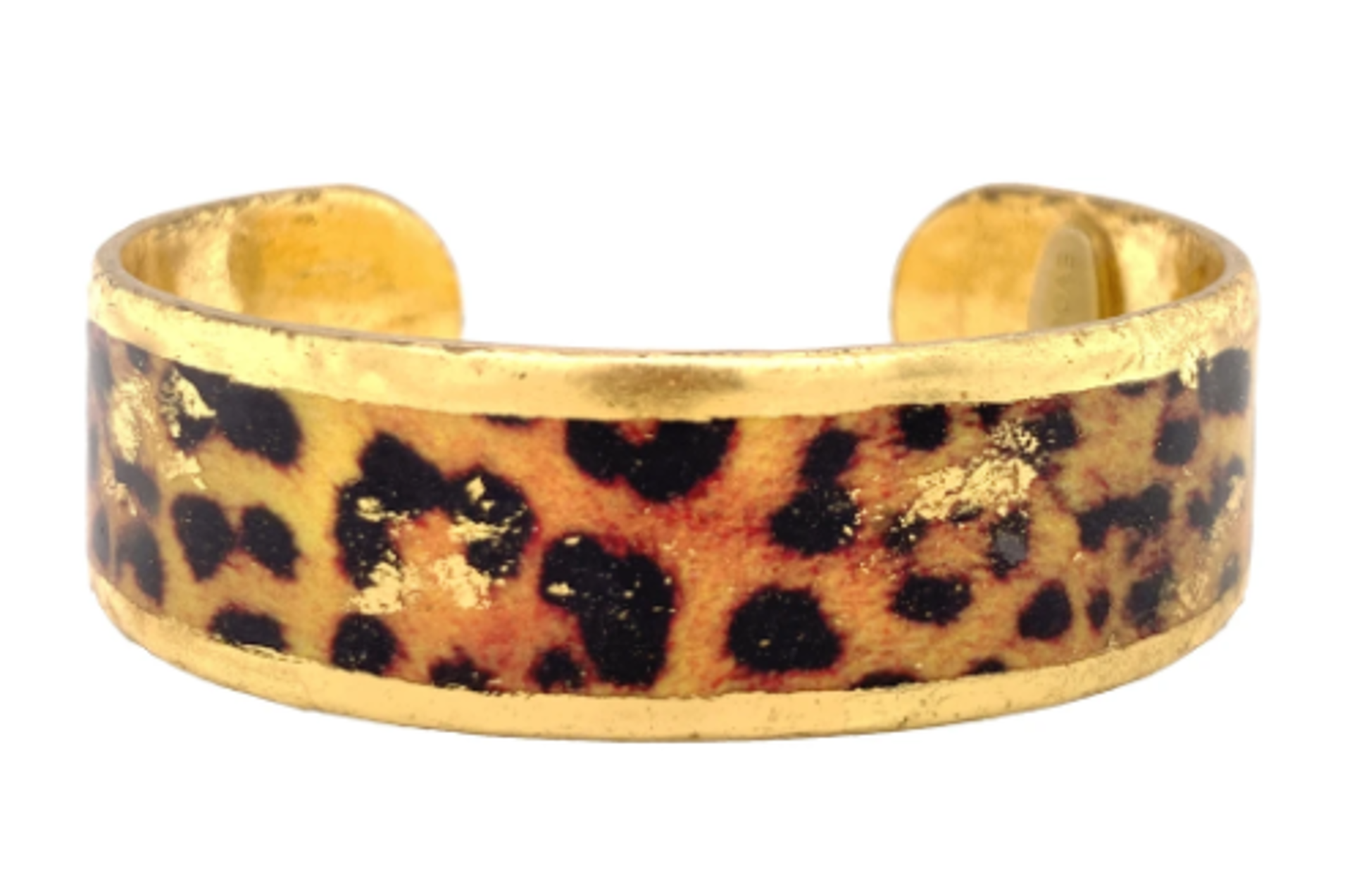 Leopard Cuff - .75" Gold by Evocateur