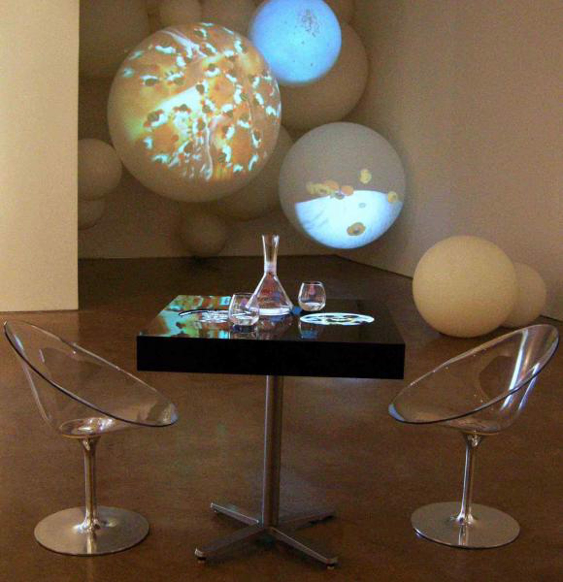 Installation: Multiverse and Supper for Two by Katja Loher